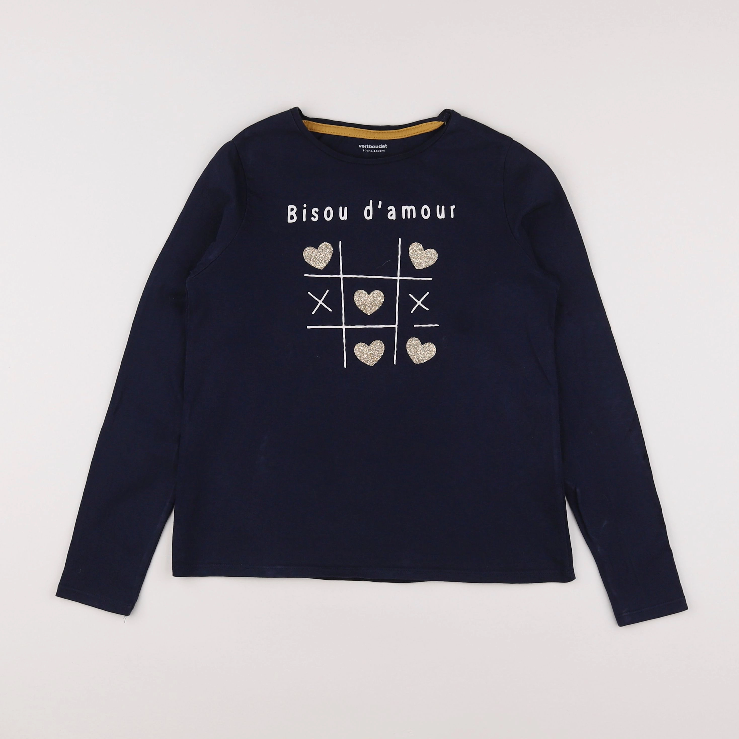 Vertbaudet - tee-shirt bleu - 10 ans