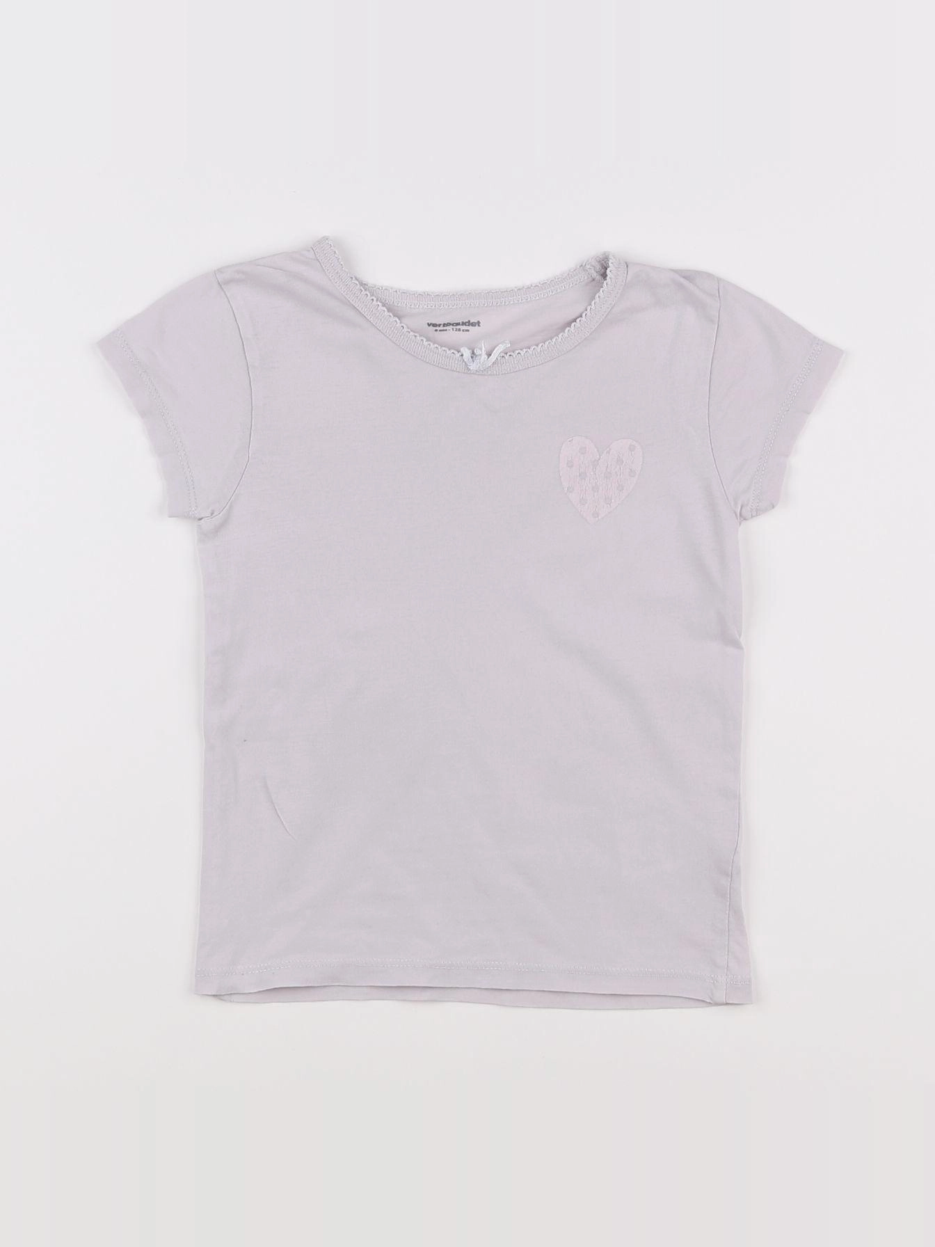 Vertbaudet - maillot de corps gris - 8 ans