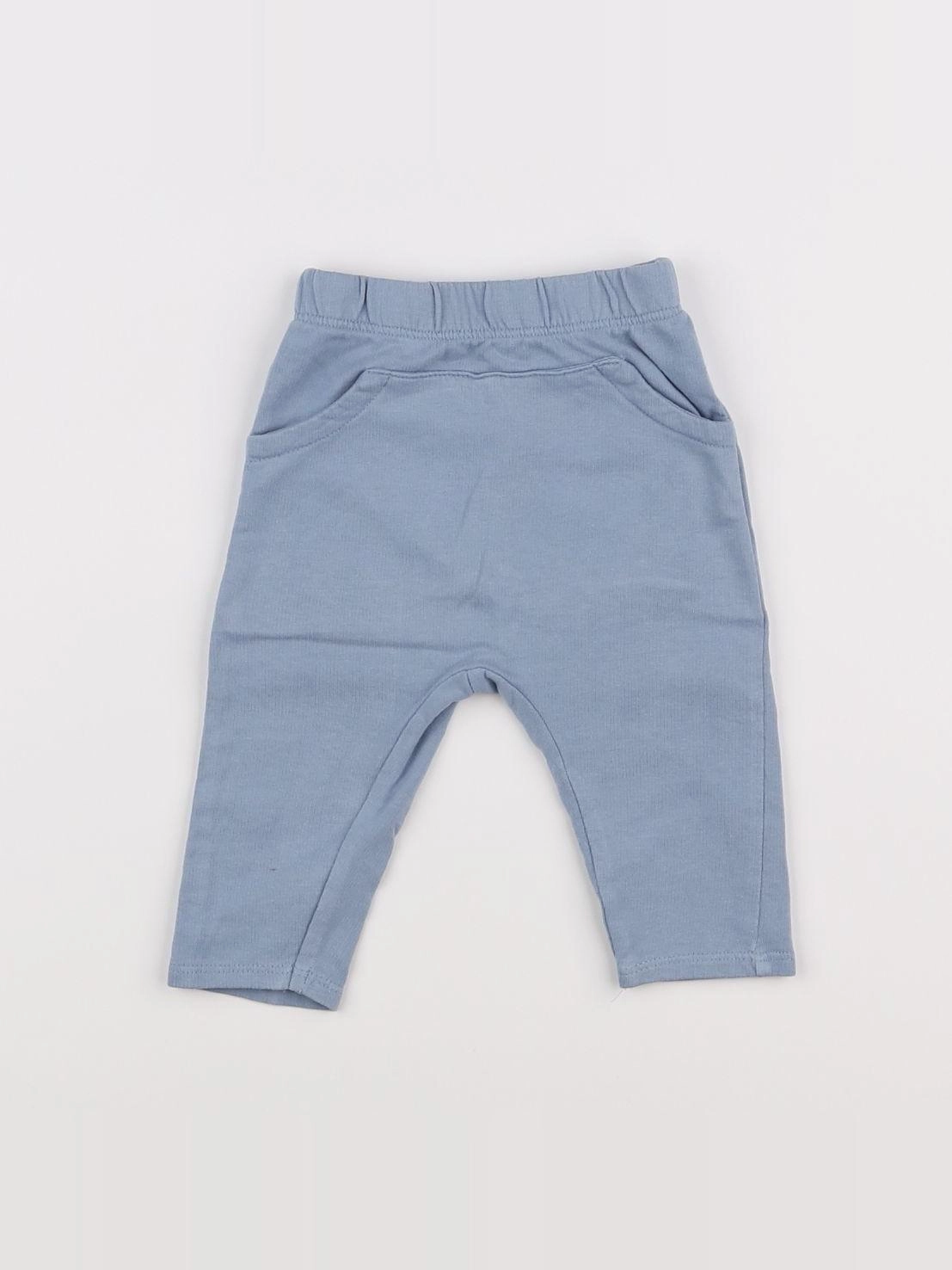 Vertbaudet - pantalon bleu - 3 mois