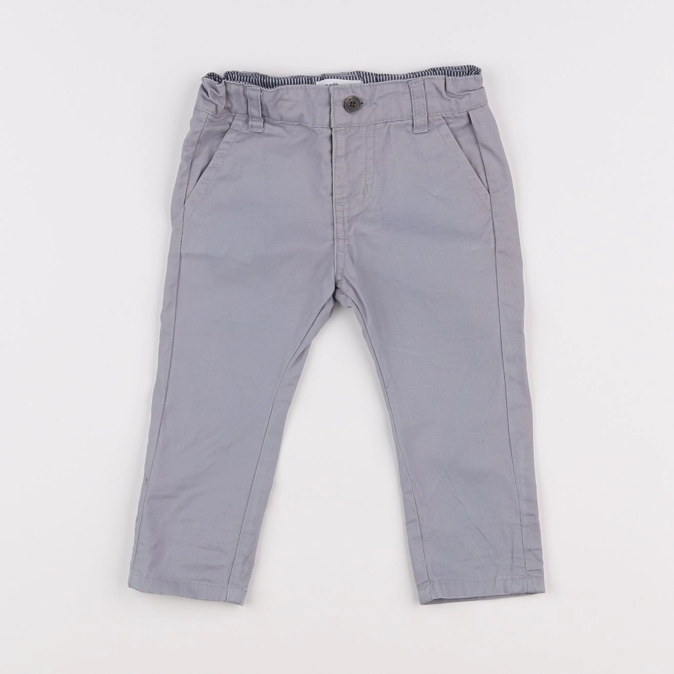 Vertbaudet - pantalon gris - 6 mois