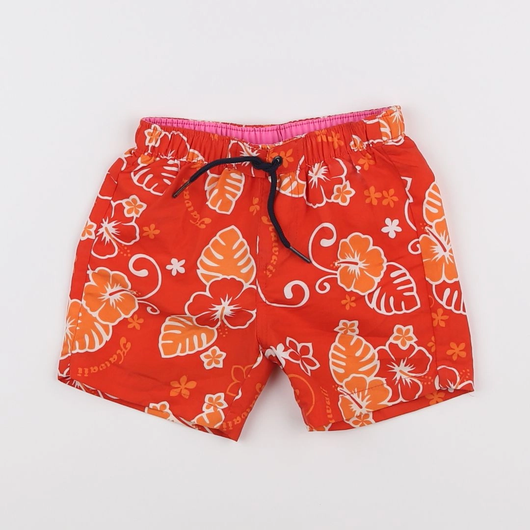 Vertbaudet - maillot de bain rouge - 12 mois