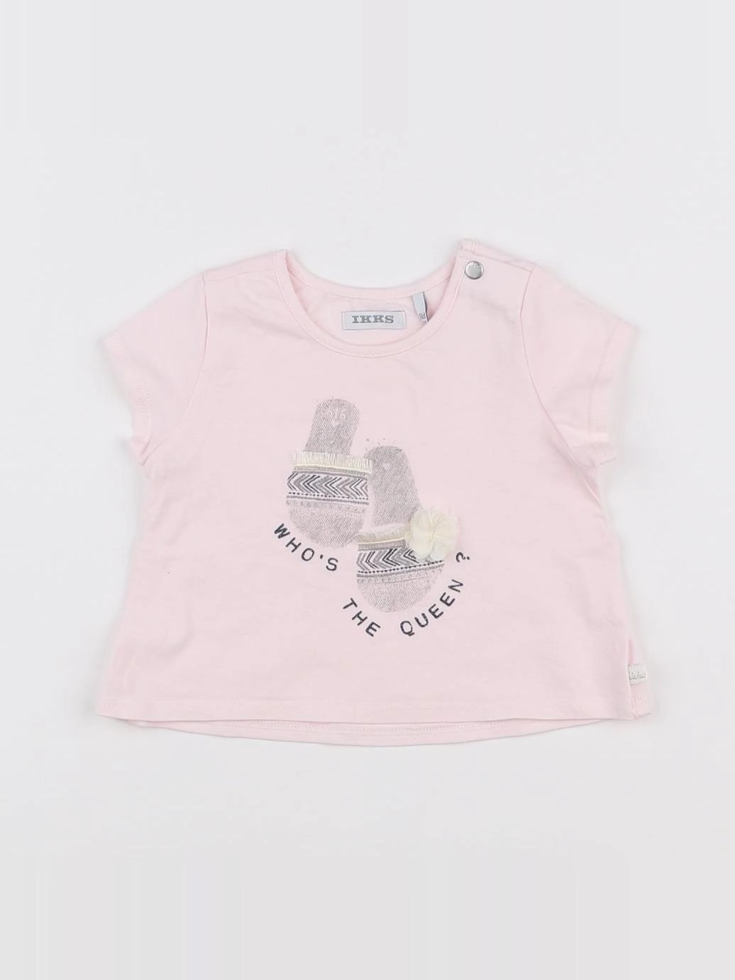 IKKS - tee-shirt rose - 6 mois