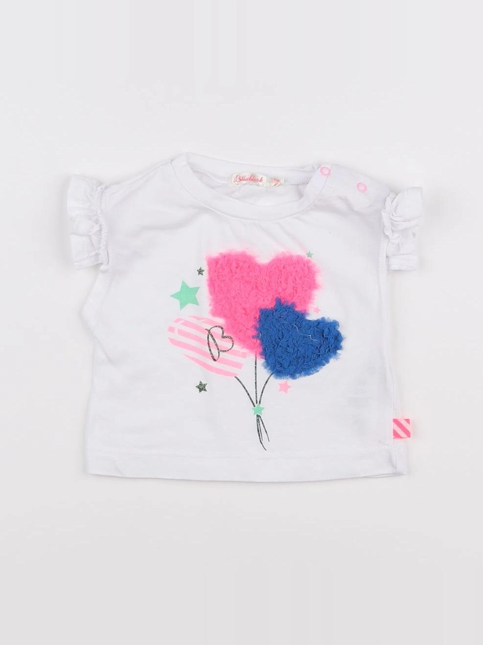 Billie Blush - tee-shirt blanc - 6 mois