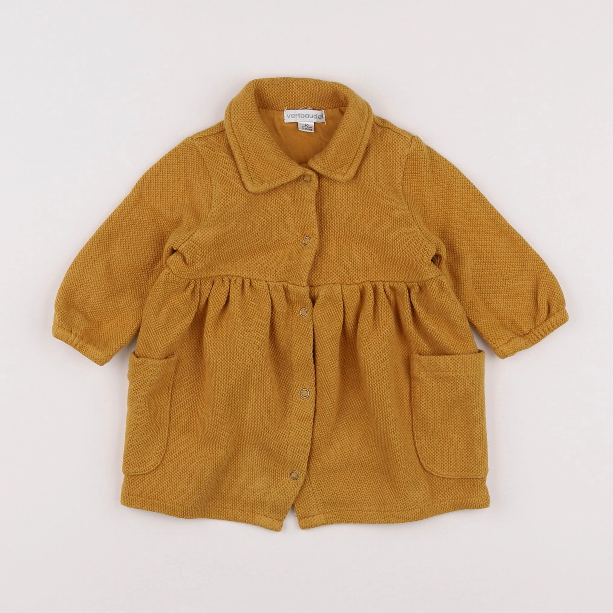 Vertbaudet - robe jaune - 3 mois