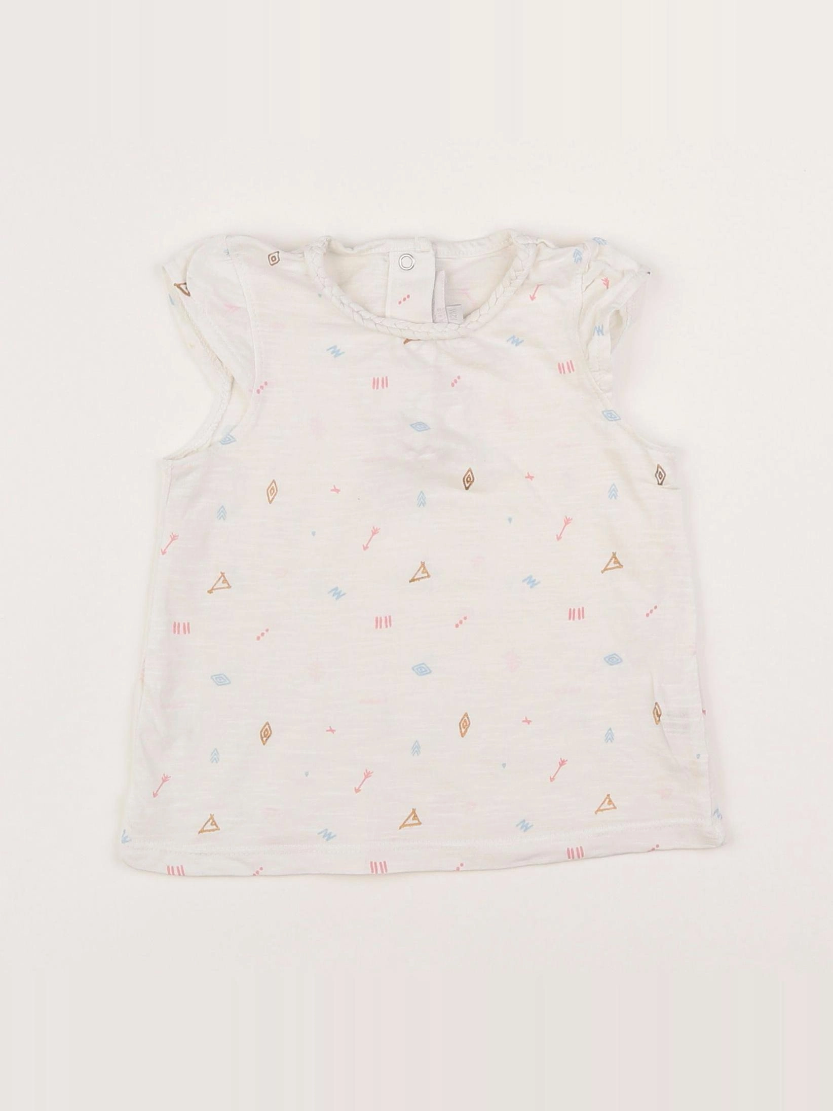 Cadet Rousselle - tee-shirt blanc - 12 mois