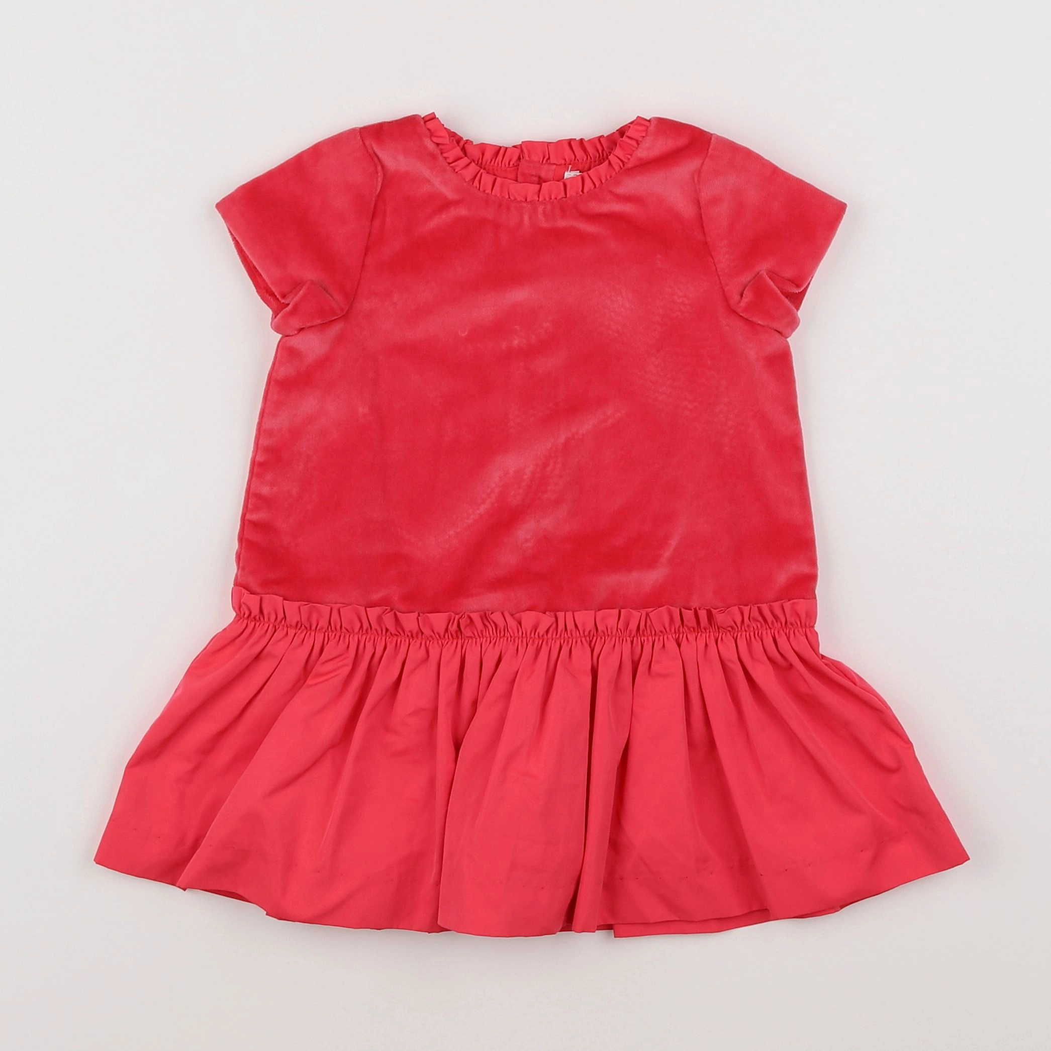 Jacadi - robe rose - 12 mois