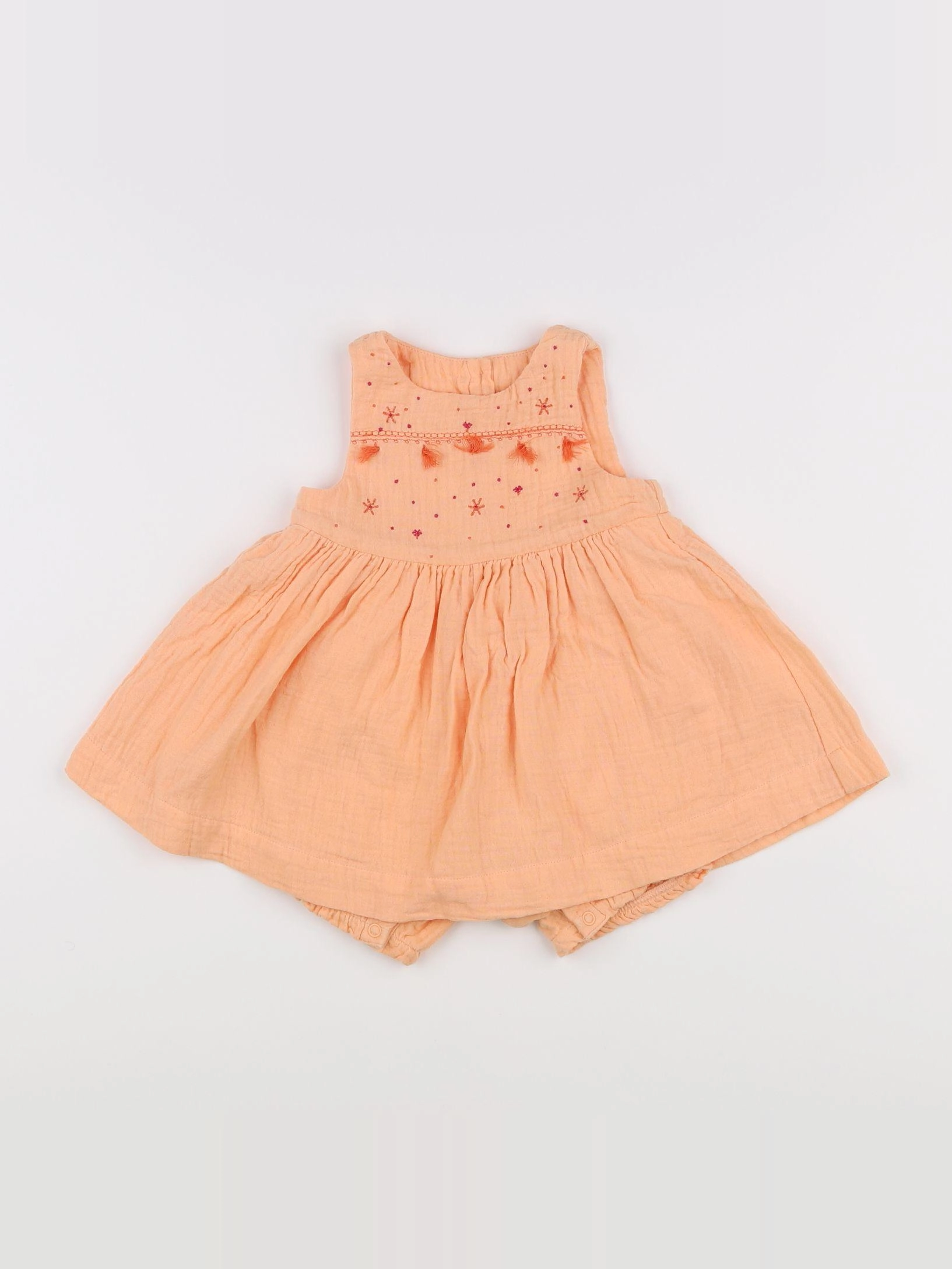 Natalys - robe orange - 6 mois