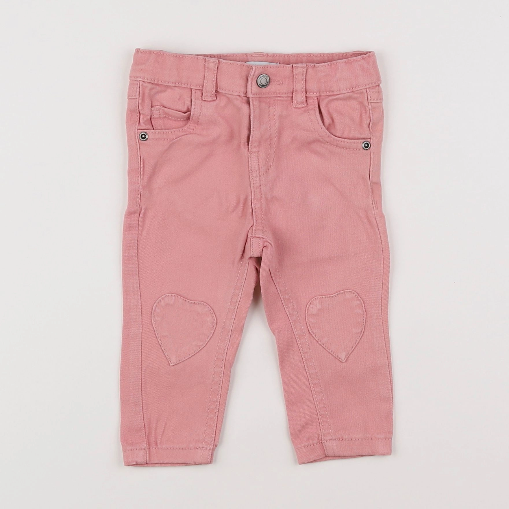Vertbaudet - jean rose - 6 mois