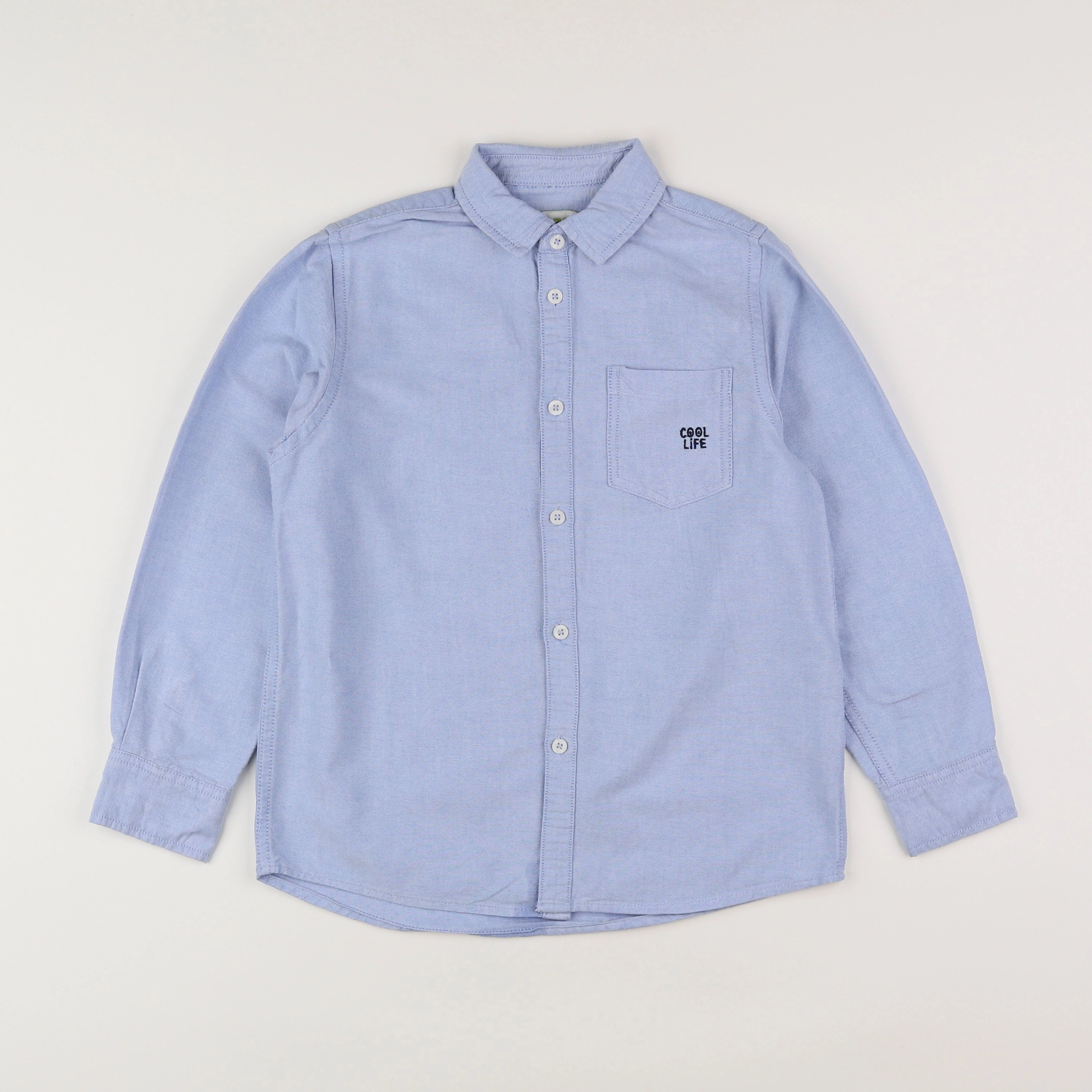 Vertbaudet - chemise bleu - 10 ans