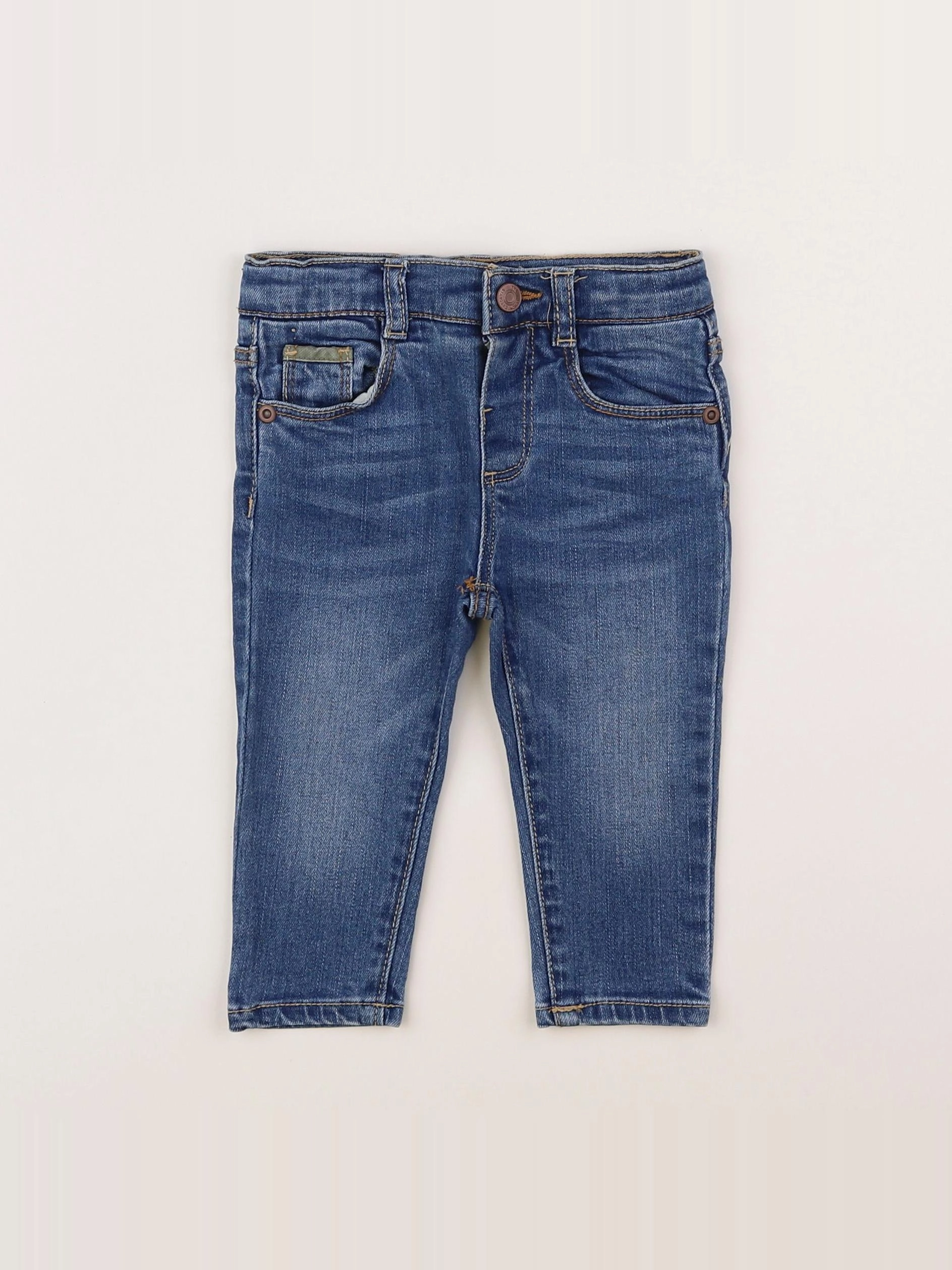 Zara - jean bleu - 6/9 mois