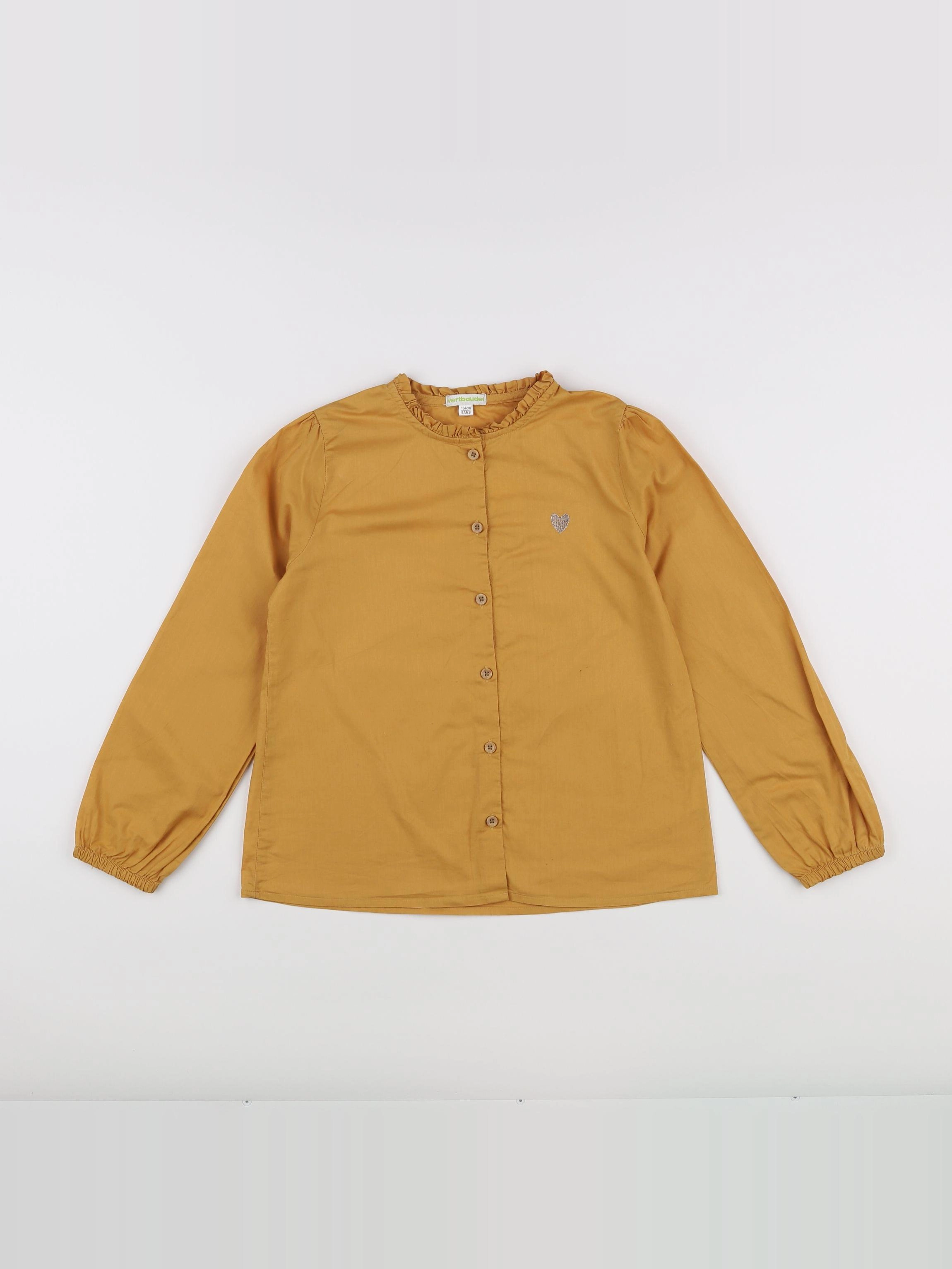 Vertbaudet - blouse jaune - 9 ans
