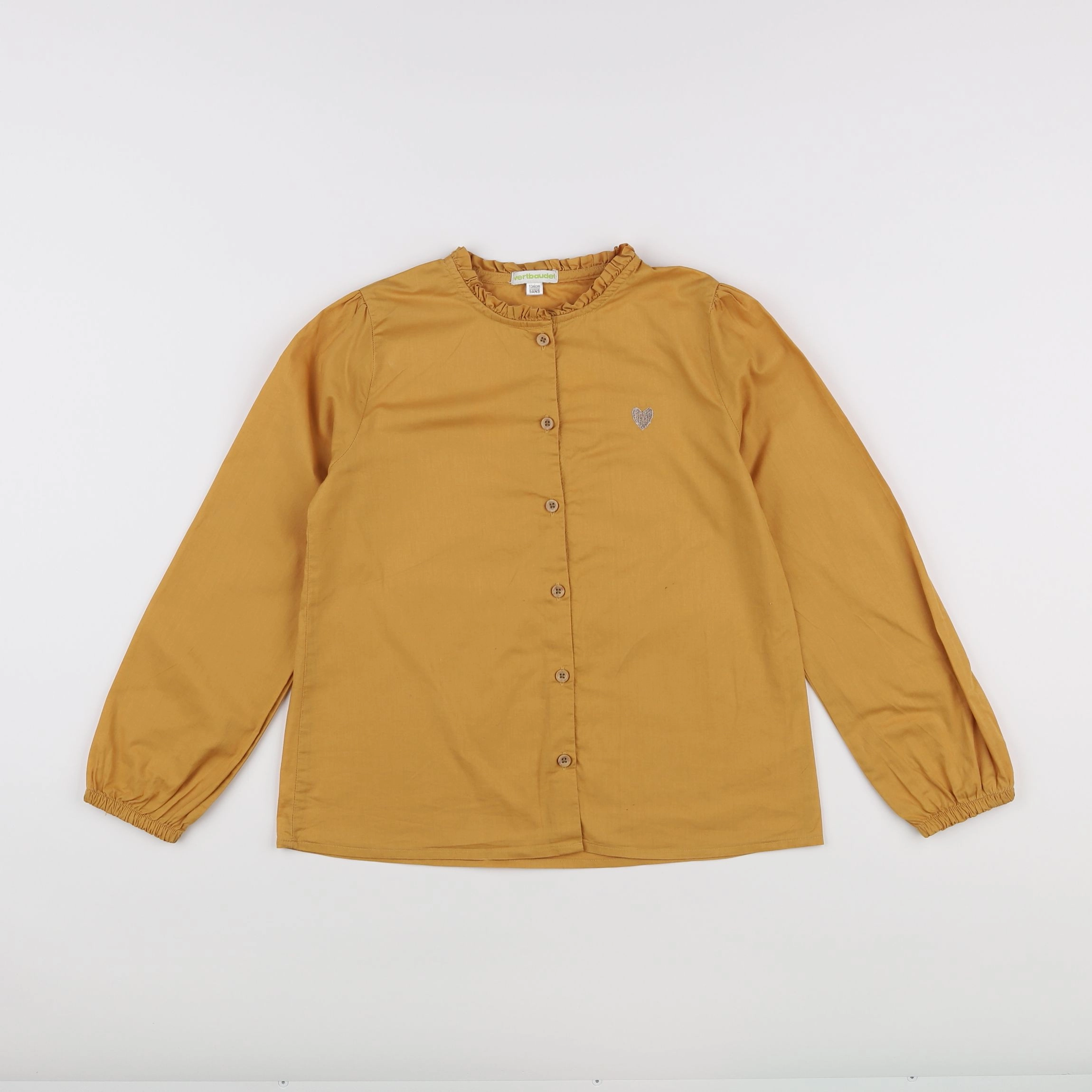 Vertbaudet - blouse jaune - 9 ans