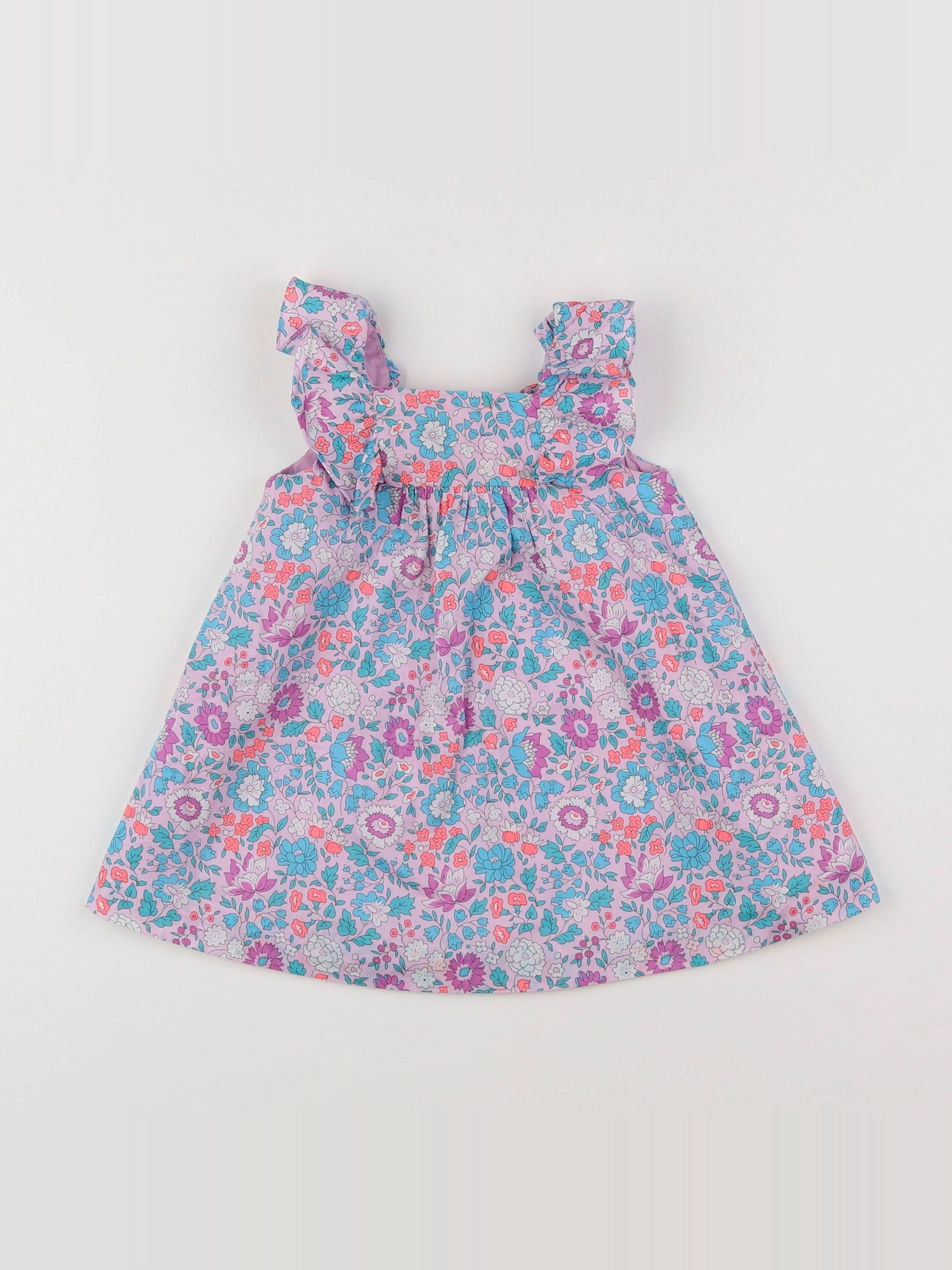 Jacadi - robe liberty rose - 12 mois