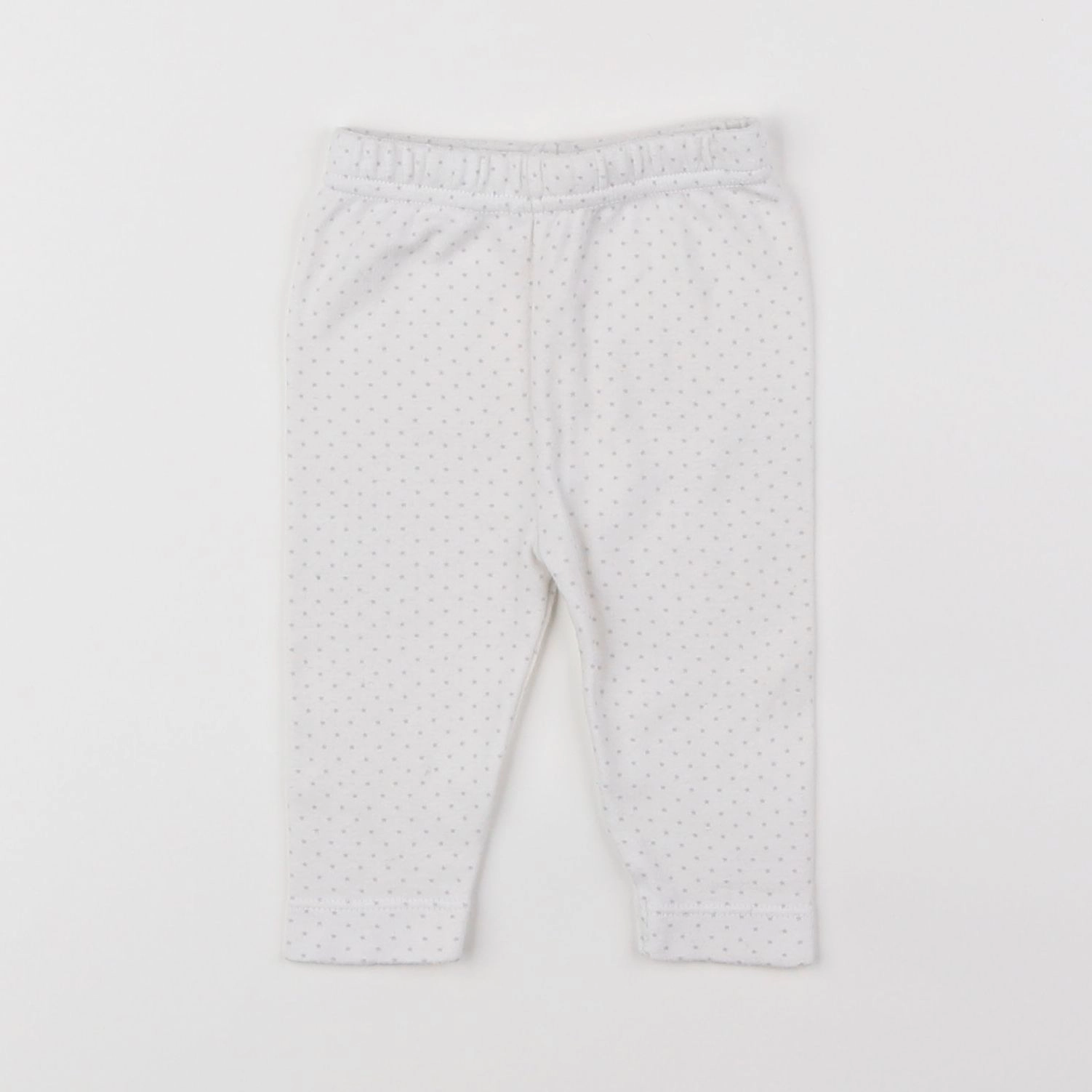 Boutchou - legging blanc - 1 mois