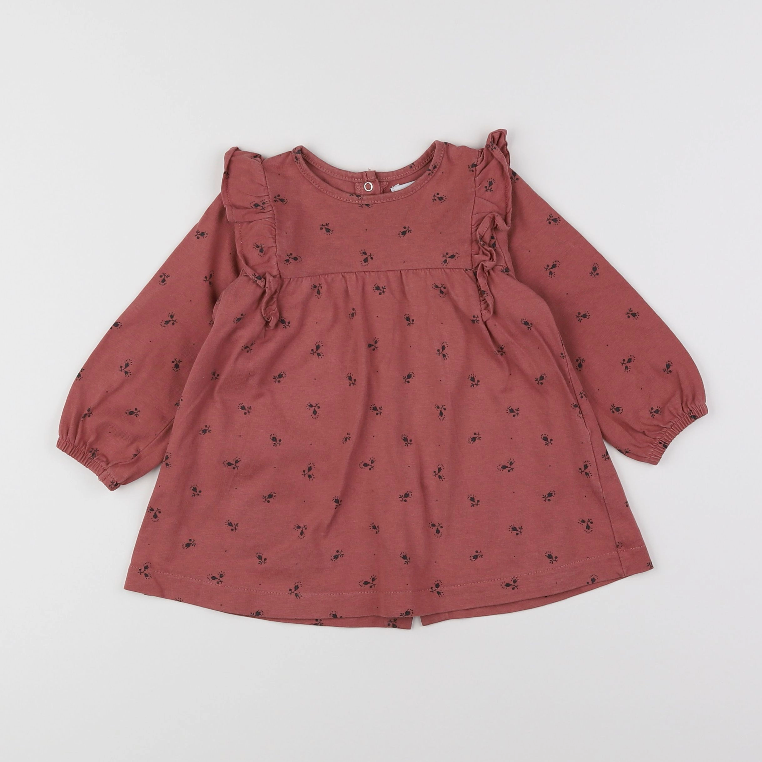 Vertbaudet - robe rouge - 12 mois