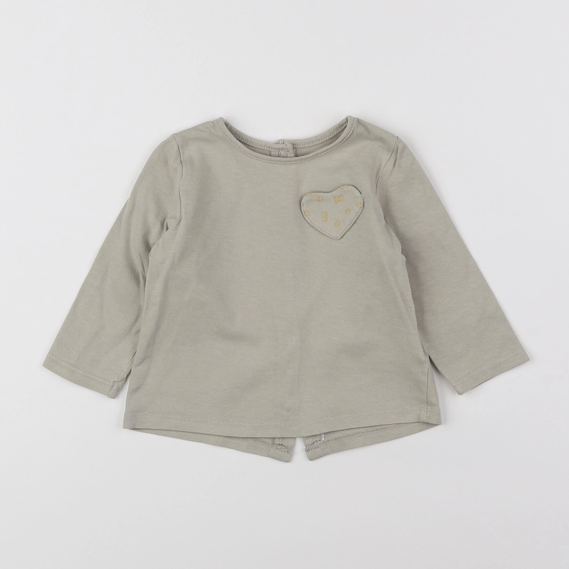 Vertbaudet - tee-shirt vert - 6 mois