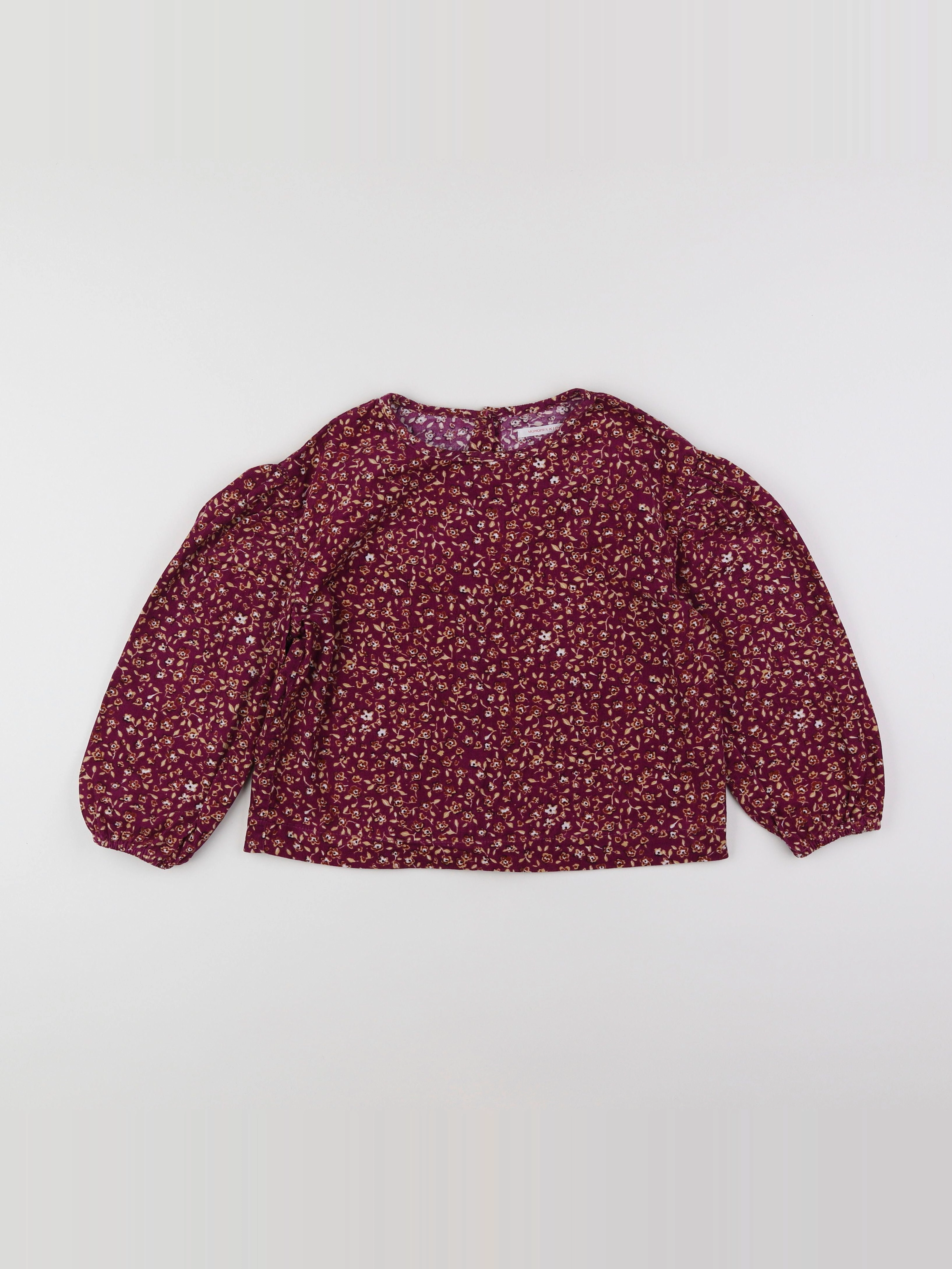 Monoprix - blouse multicolore - 6 ans