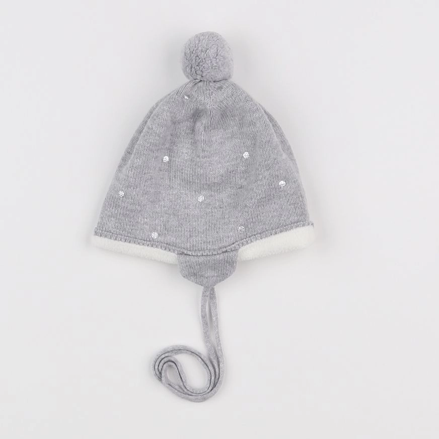 Jacadi - bonnet gris - 6 mois