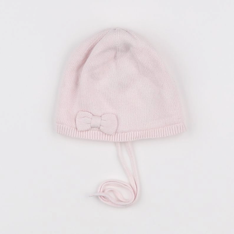 Jacadi - bonnet rose - 6 mois