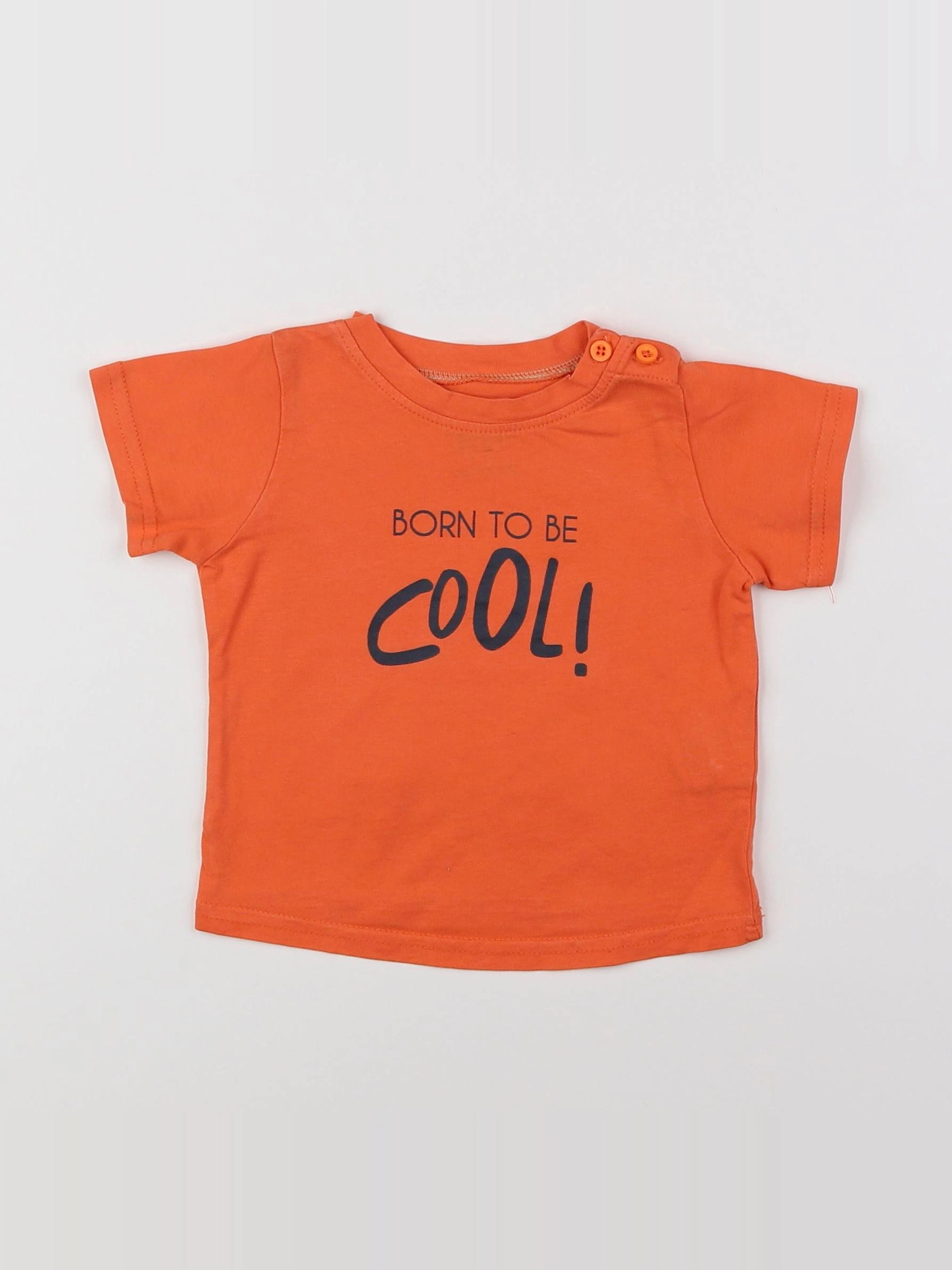 Tape à l'oeil - tee-shirt orange - 9 mois