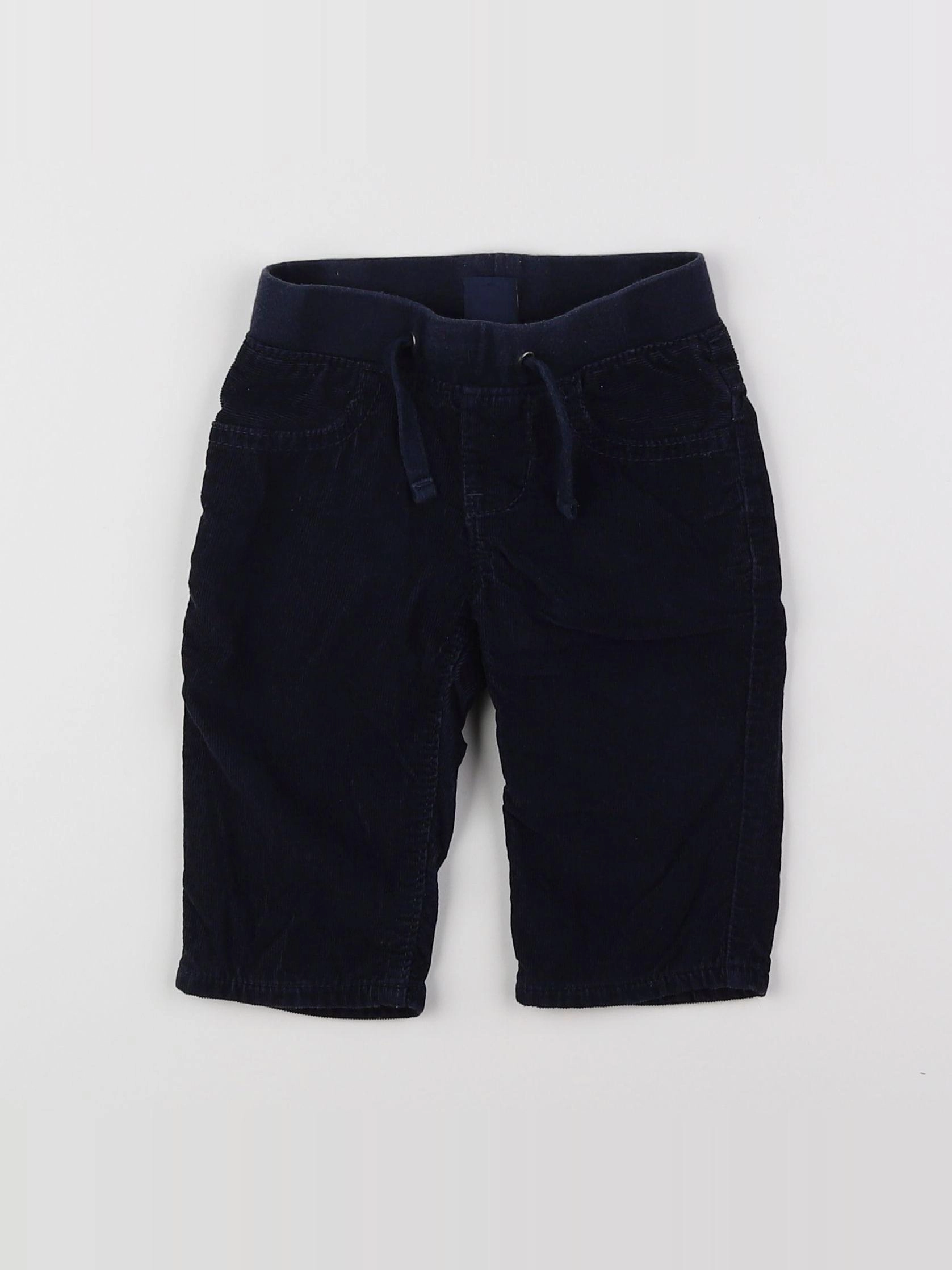 Boutchou - pantalon bleu - 3 mois