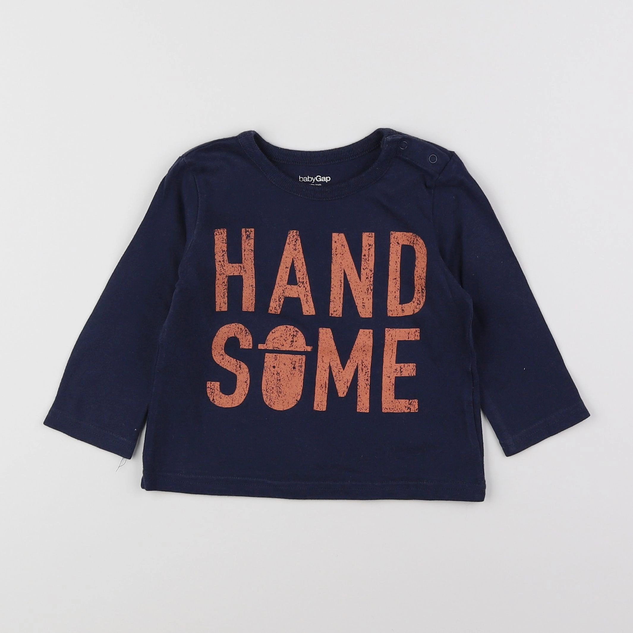 GAP - tee-shirt bleu - 9/12 mois