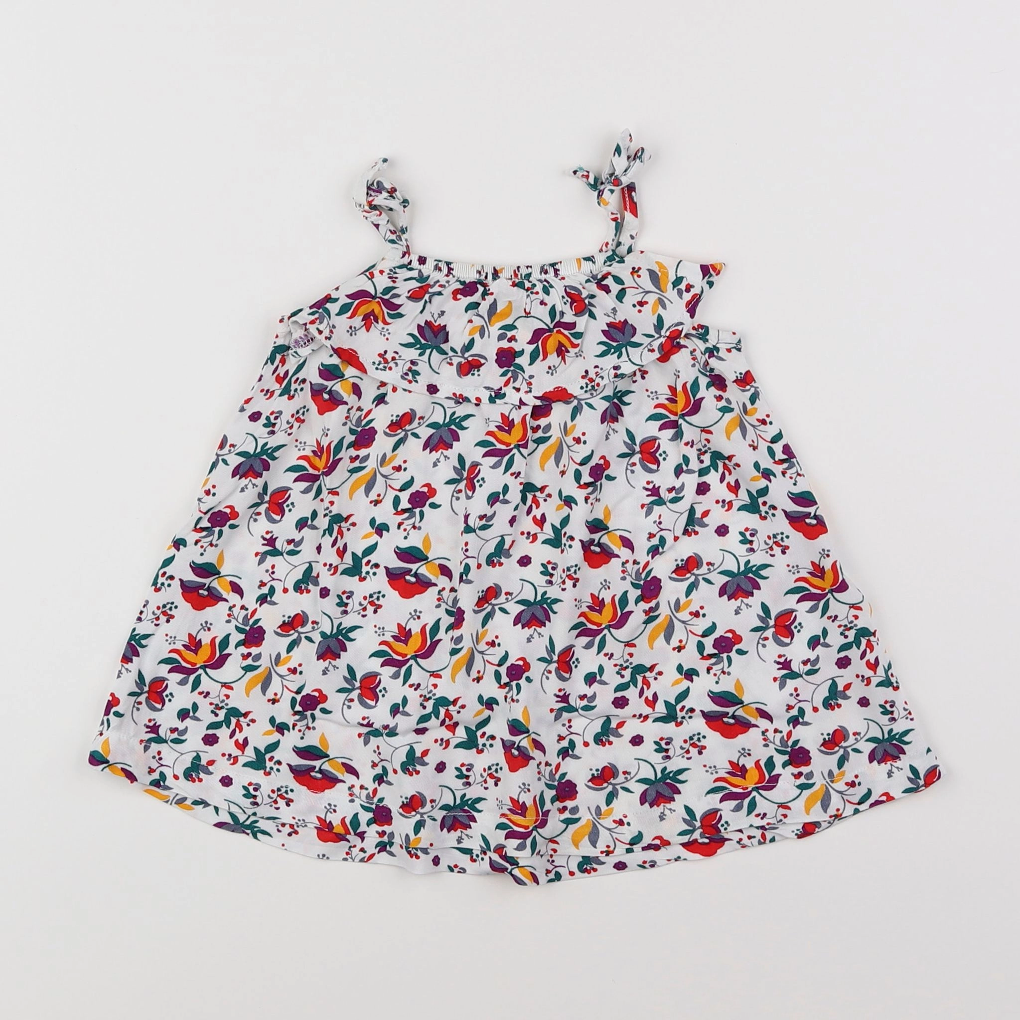 Vertbaudet - robe multicolore - 3 mois
