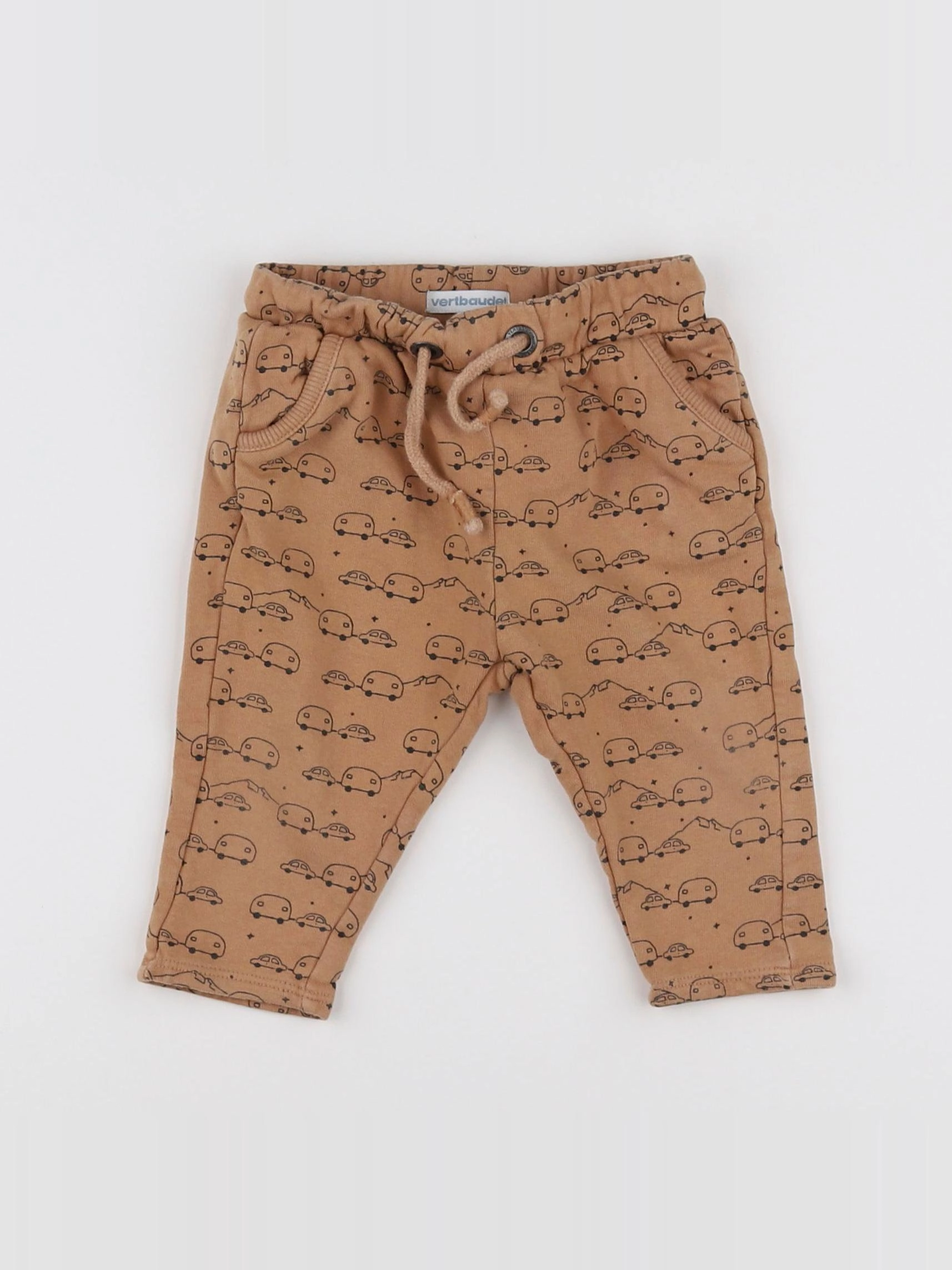 Vertbaudet - jogging marron - 12 mois