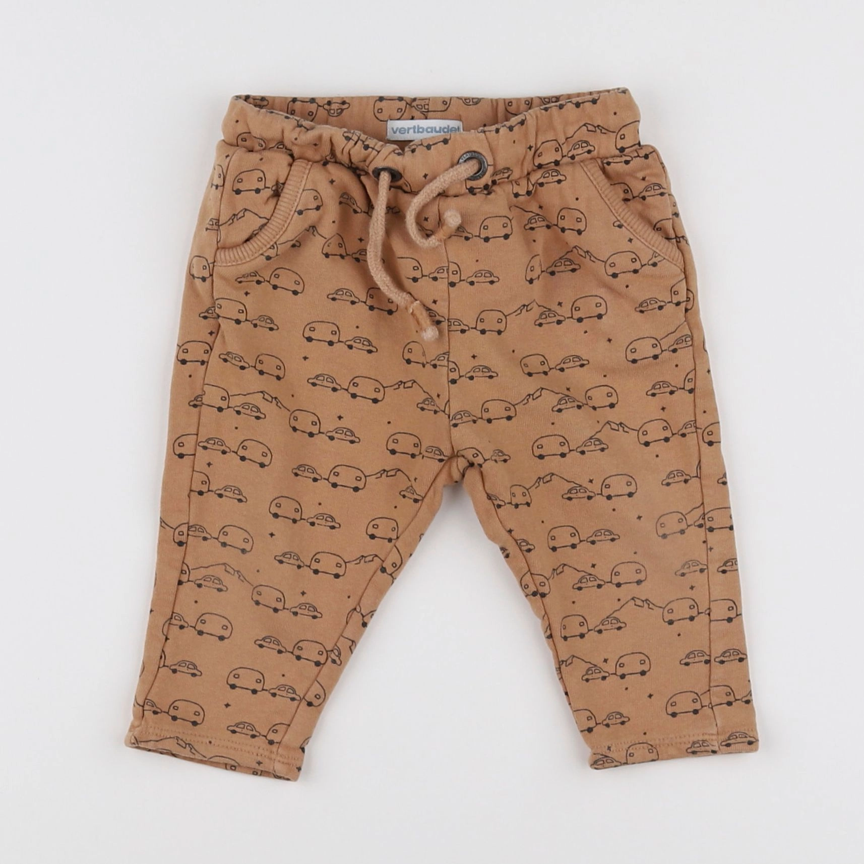 Vertbaudet - jogging marron - 12 mois