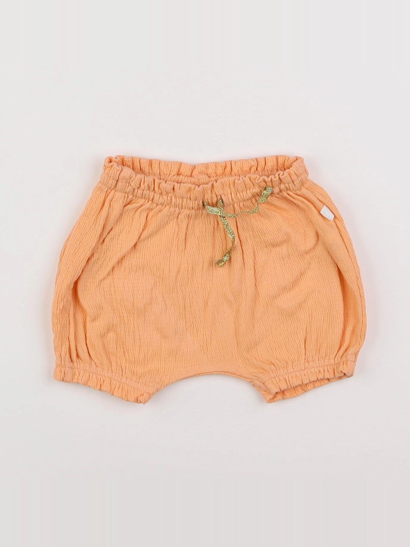 Tape à l'oeil - short orange - 3 mois