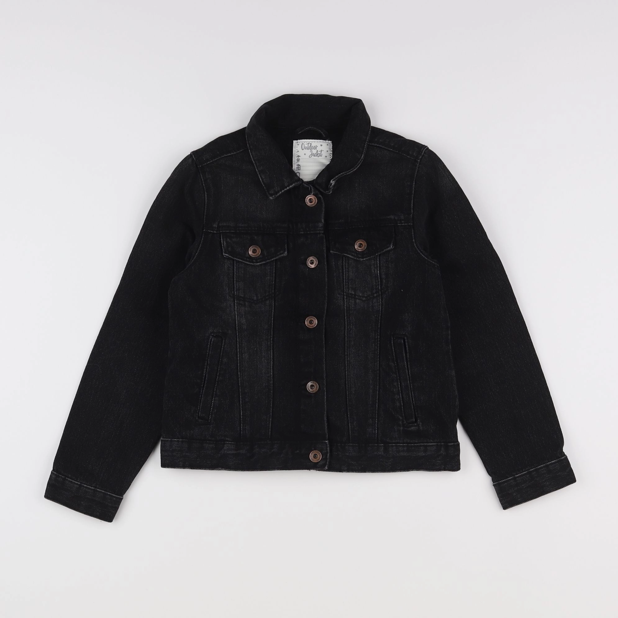 Vertbaudet - veste noir - 8 ans