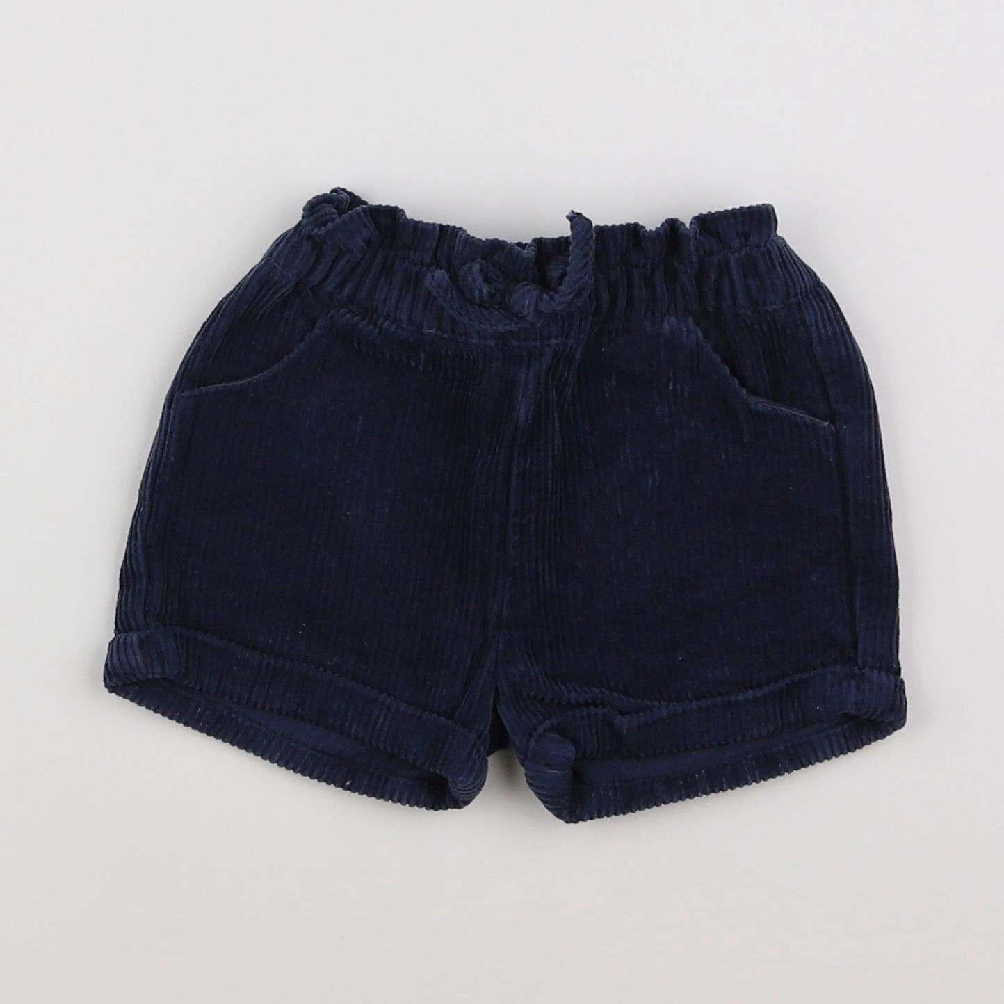 Vertbaudet - short bleu - 6 mois