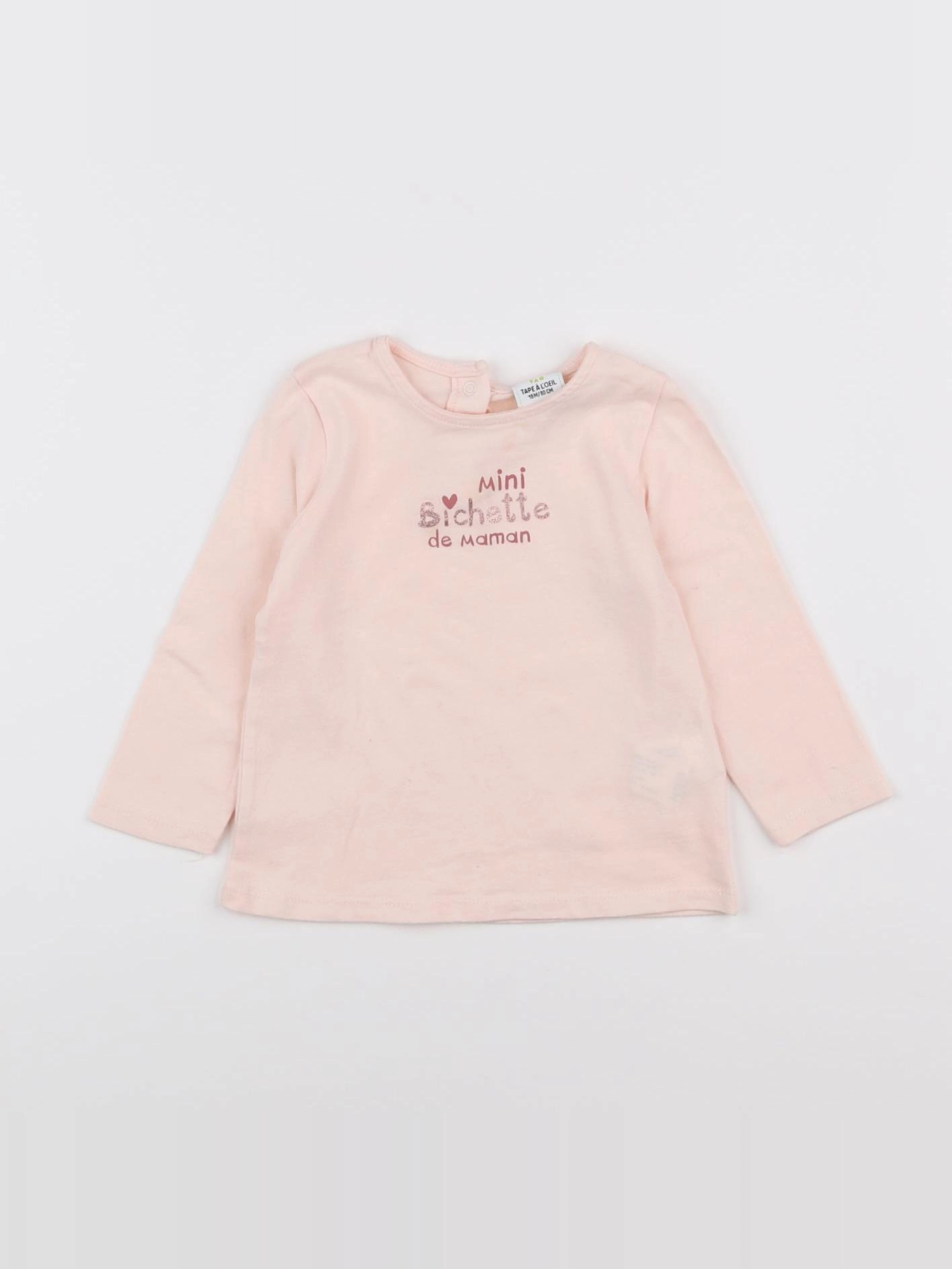 Tape à l'oeil - tee-shirt rose - 18 mois