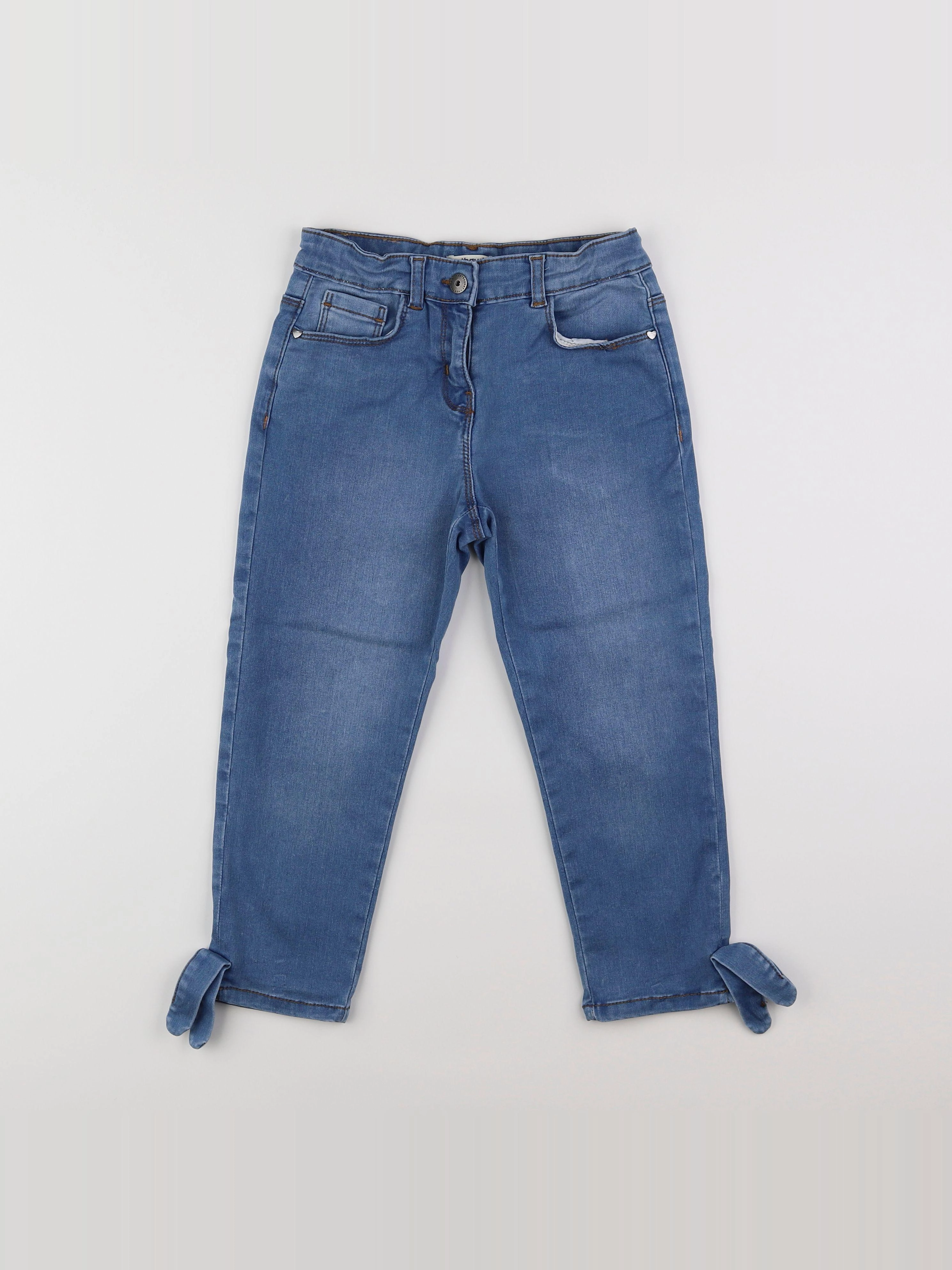 Vertbaudet - pantacourt bleu - 9 ans