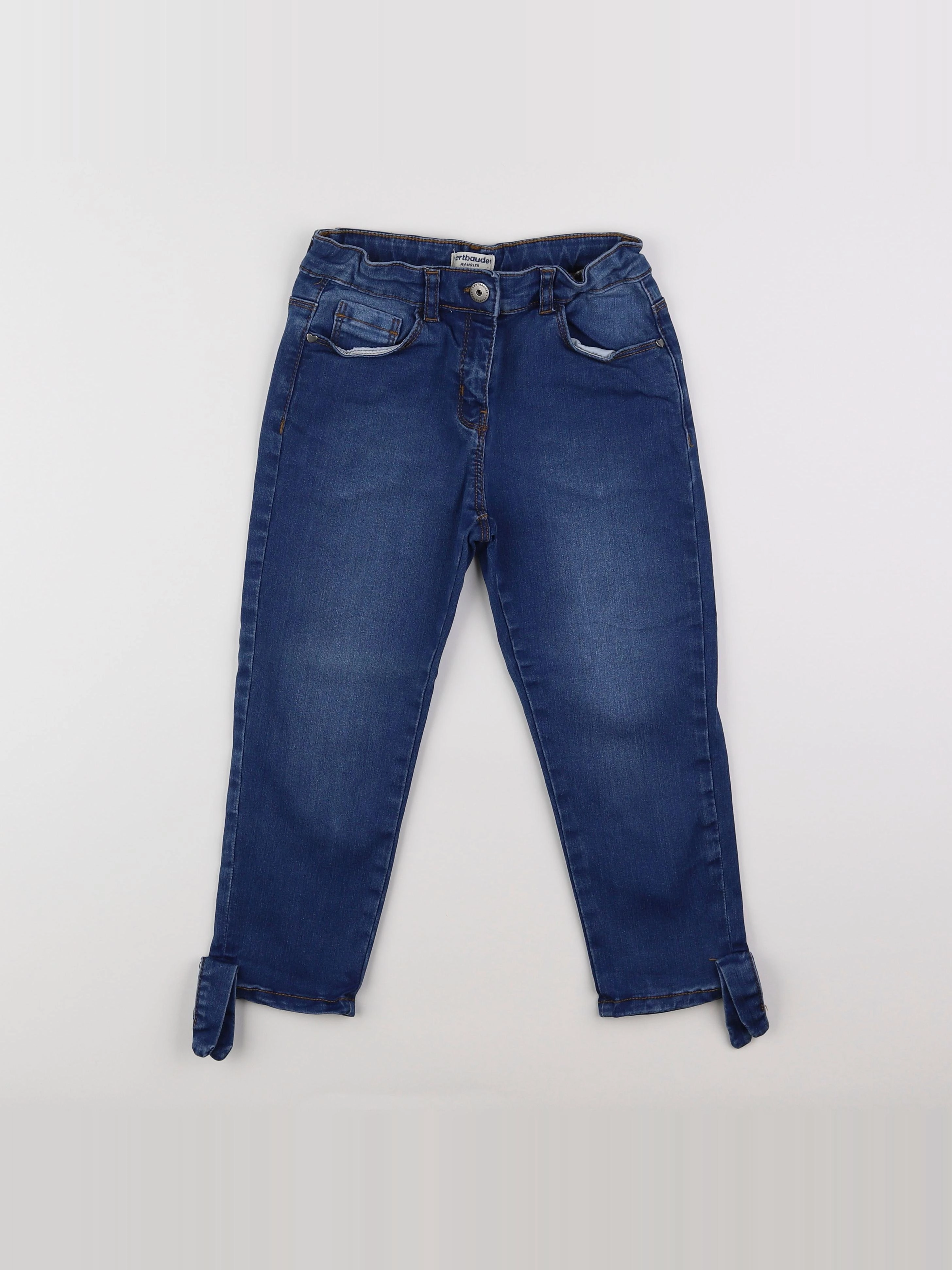 Vertbaudet - pantacourt bleu - 9 ans