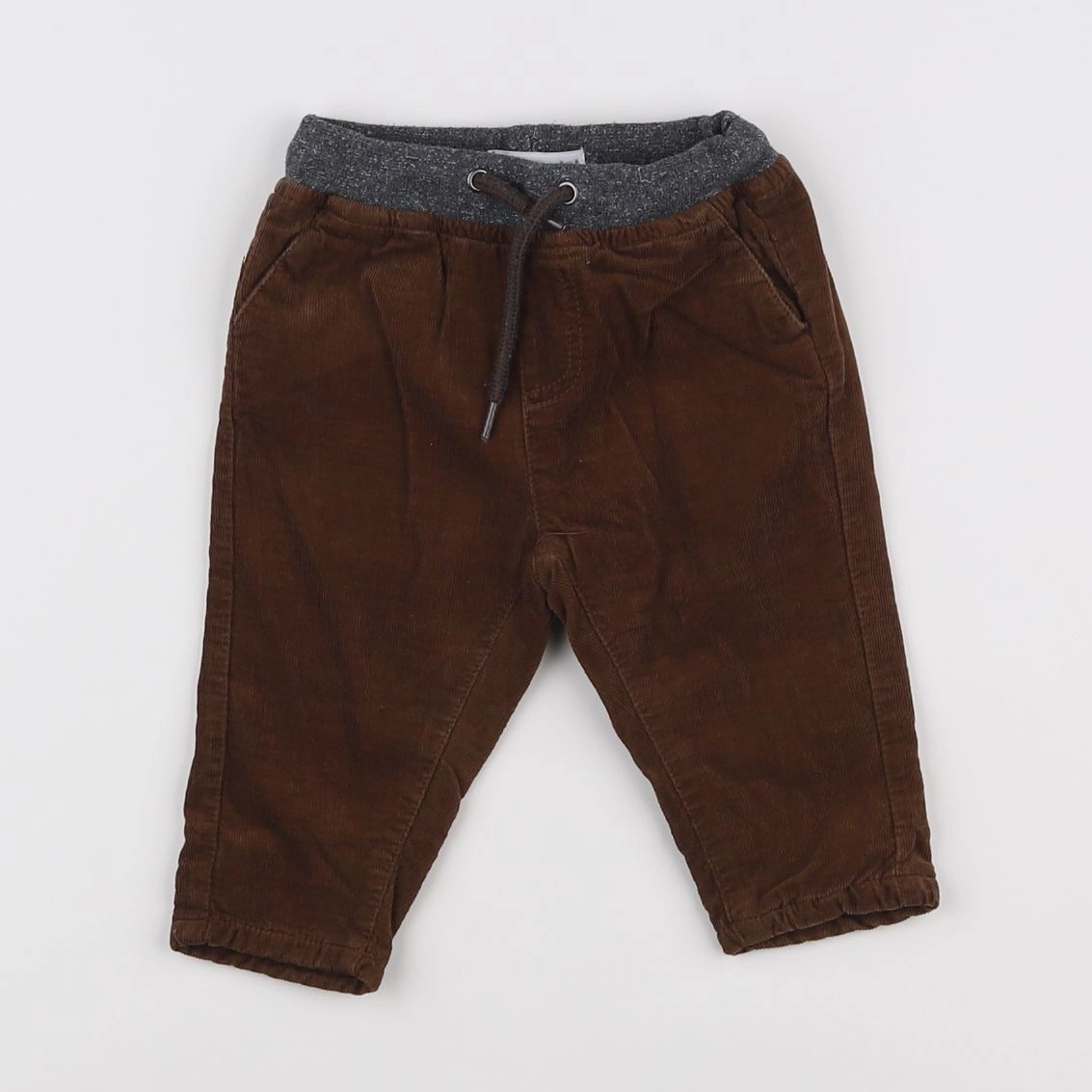 Vertbaudet - pantalon marron - 6 mois