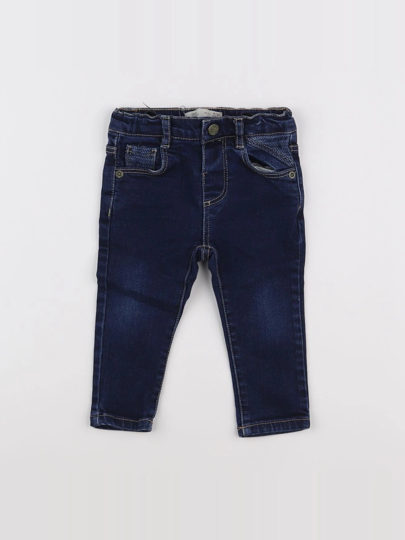 Zara - jean bleu - 9/12 mois
