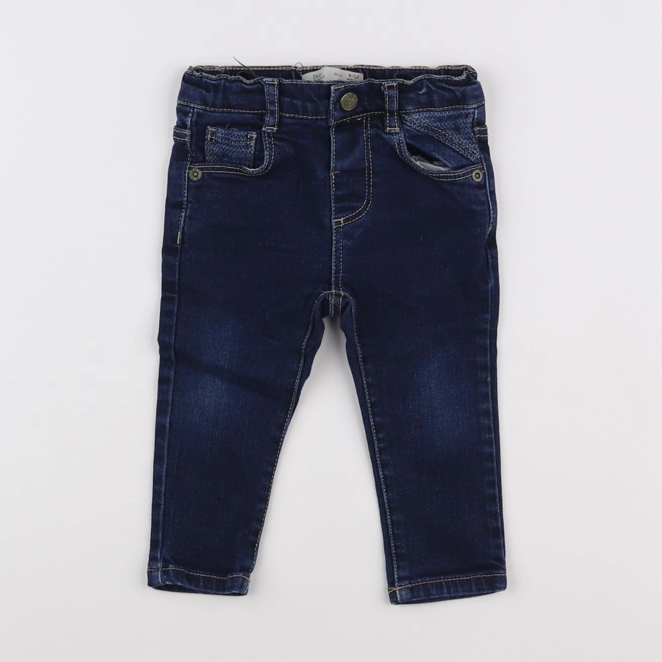 Zara - jean bleu - 9/12 mois