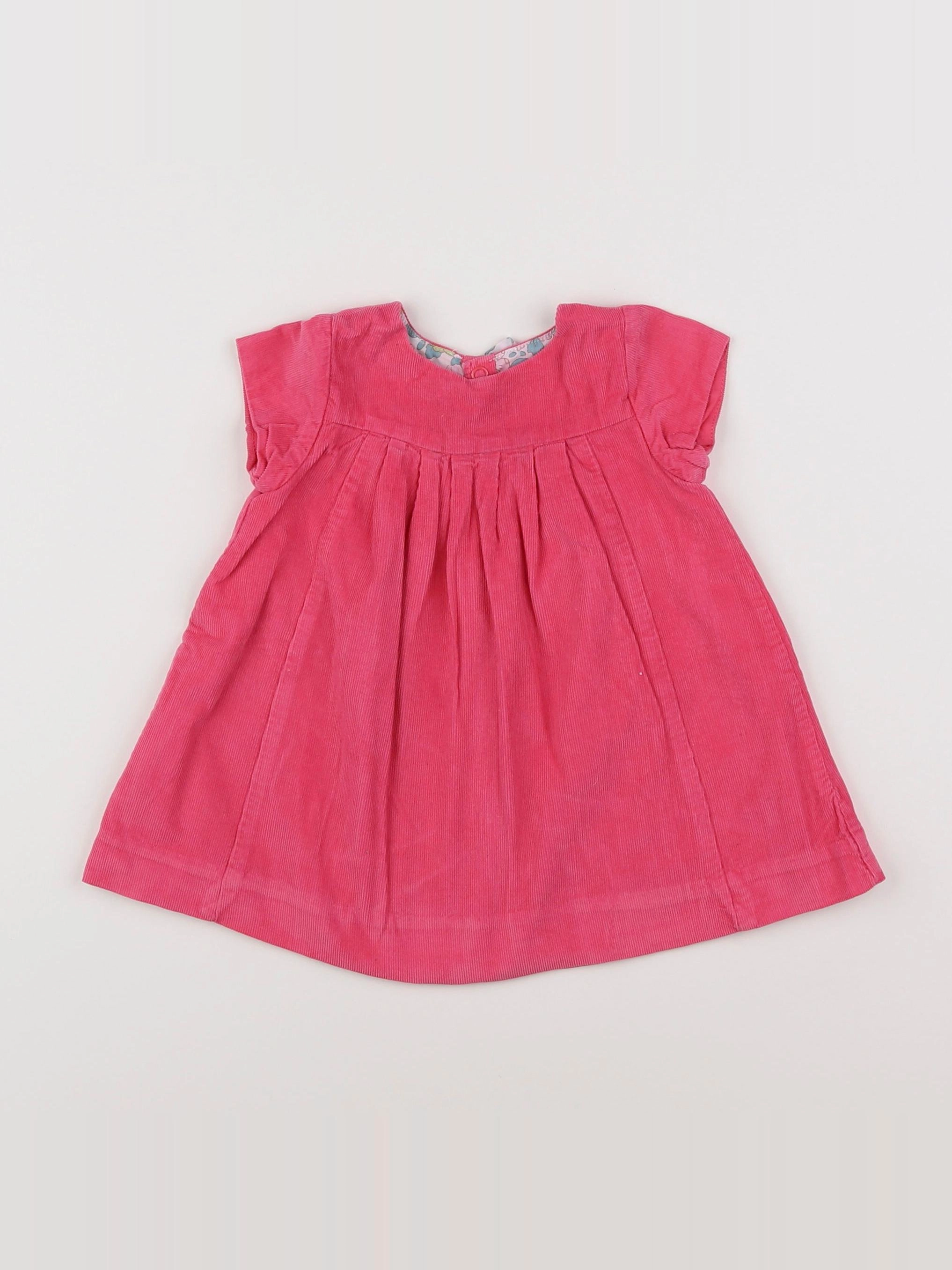 Jacadi - robe rose - 6 mois