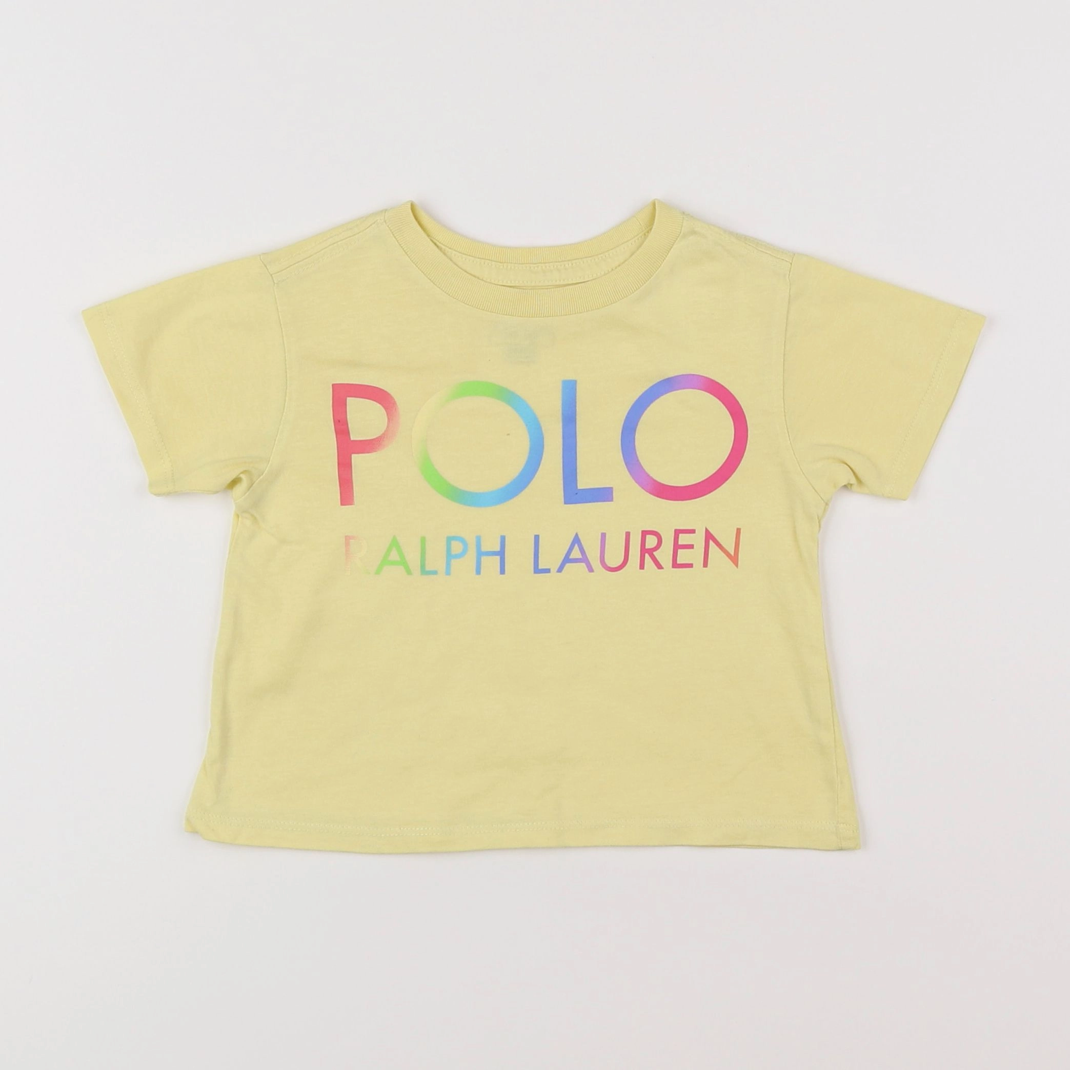 Ralph Lauren - tee-shirt jaune - 2 ans