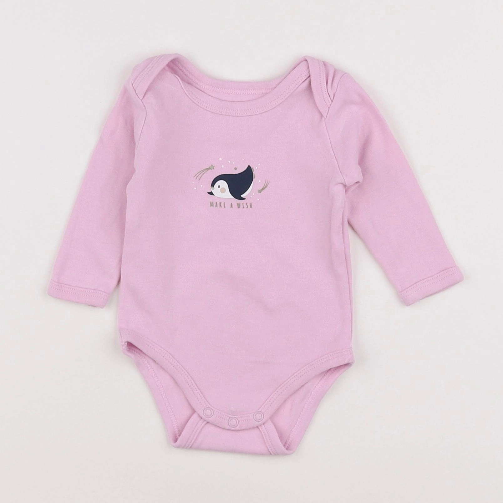 Vertbaudet - body rose - 3 mois