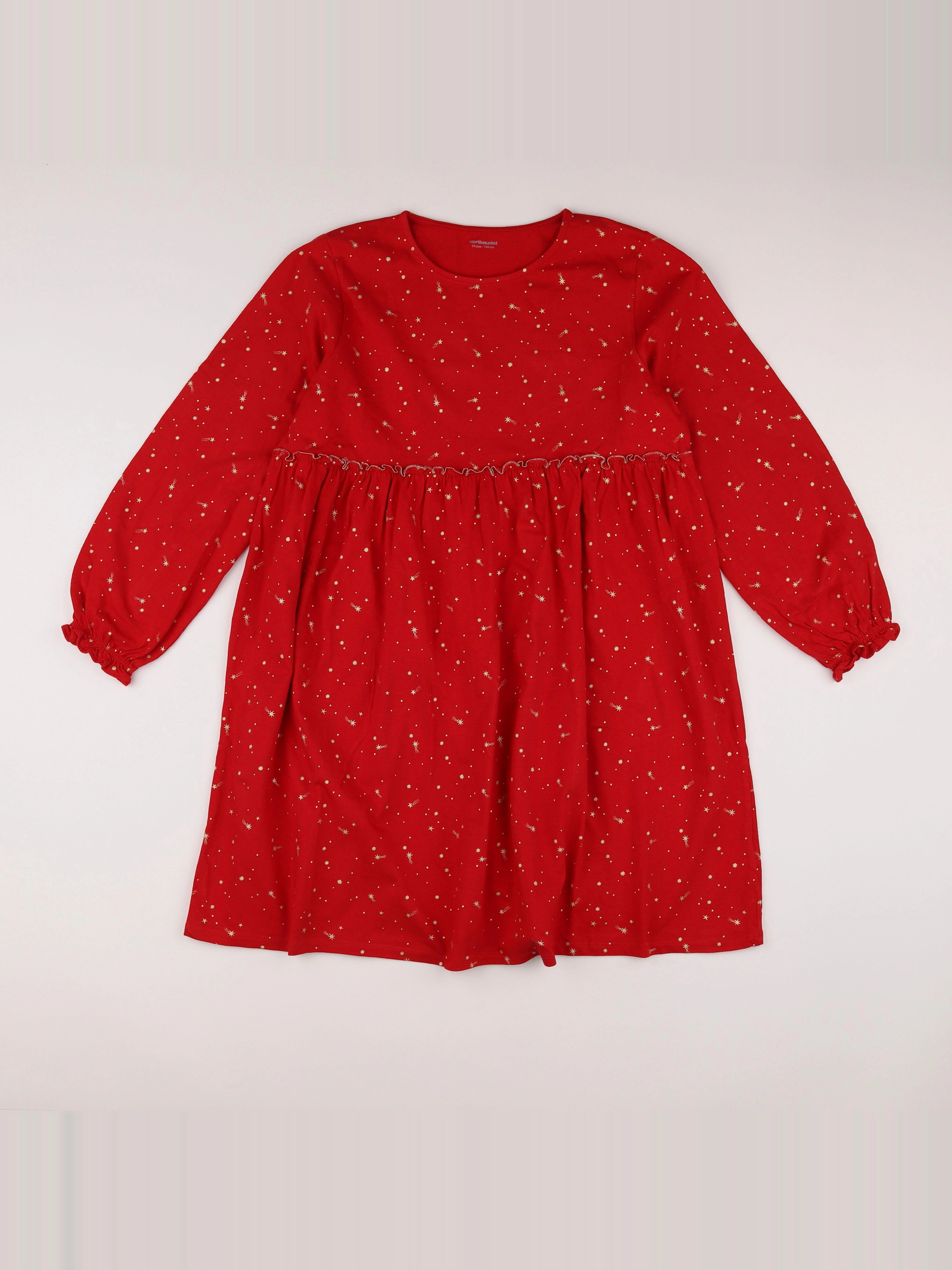 Vertbaudet - robe rouge - 14 ans