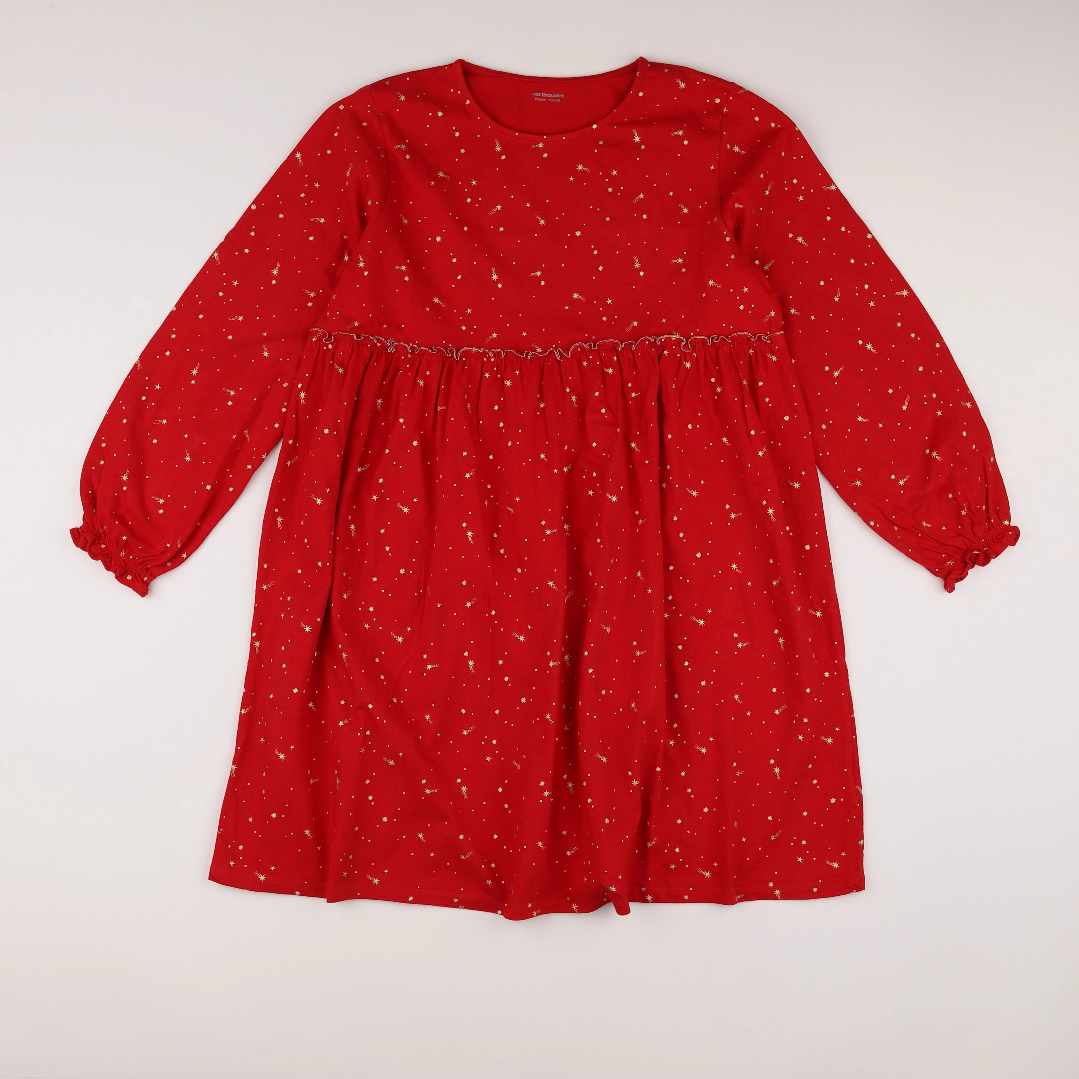 Vertbaudet - robe rouge - 14 ans