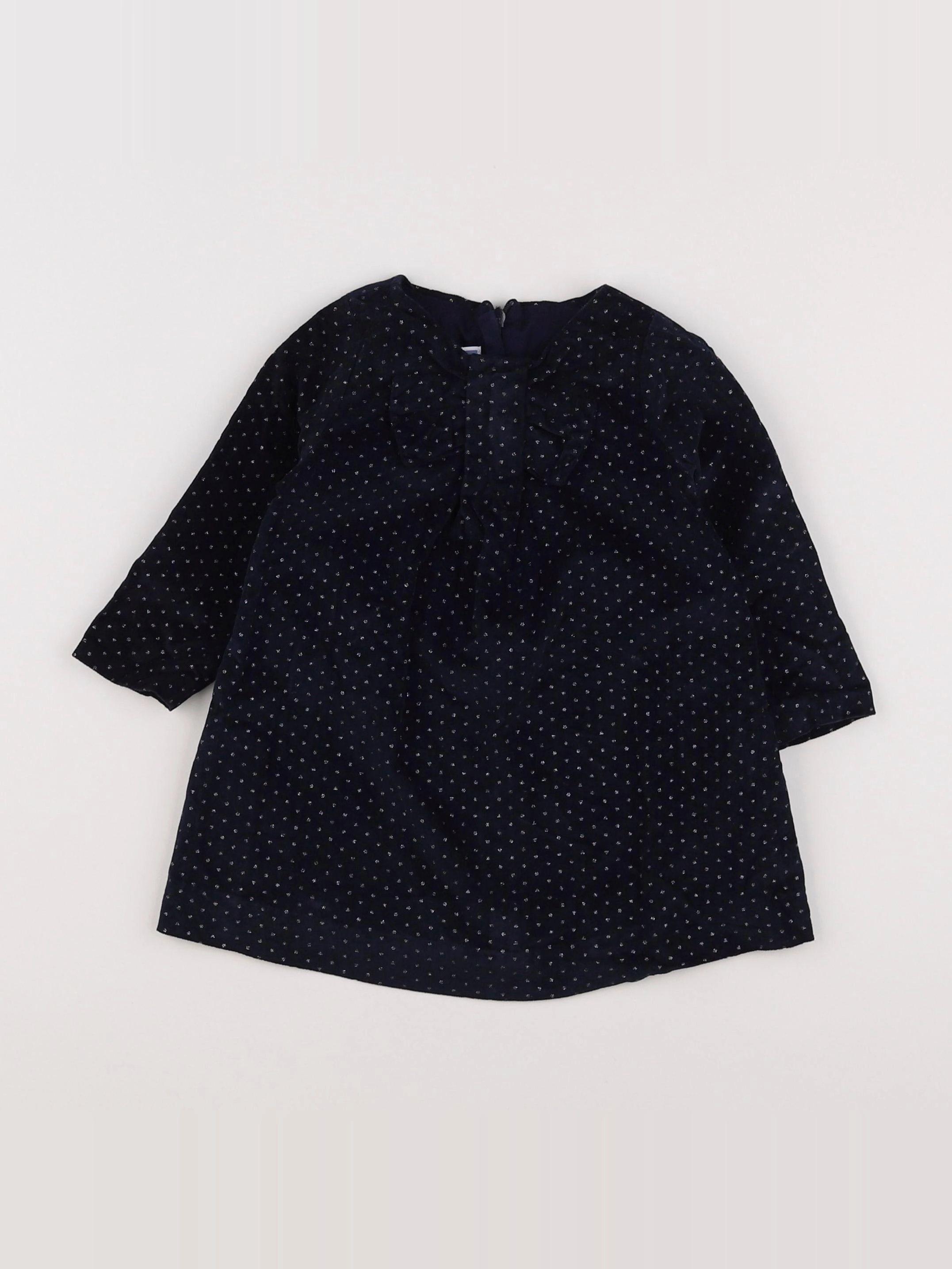 Jacadi - robe bleu - 12 mois