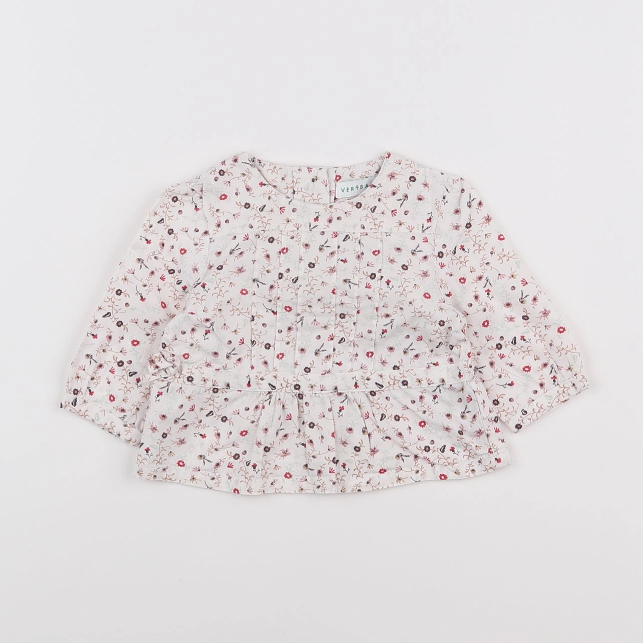 Vertbaudet - blouse multicolore - 3 mois