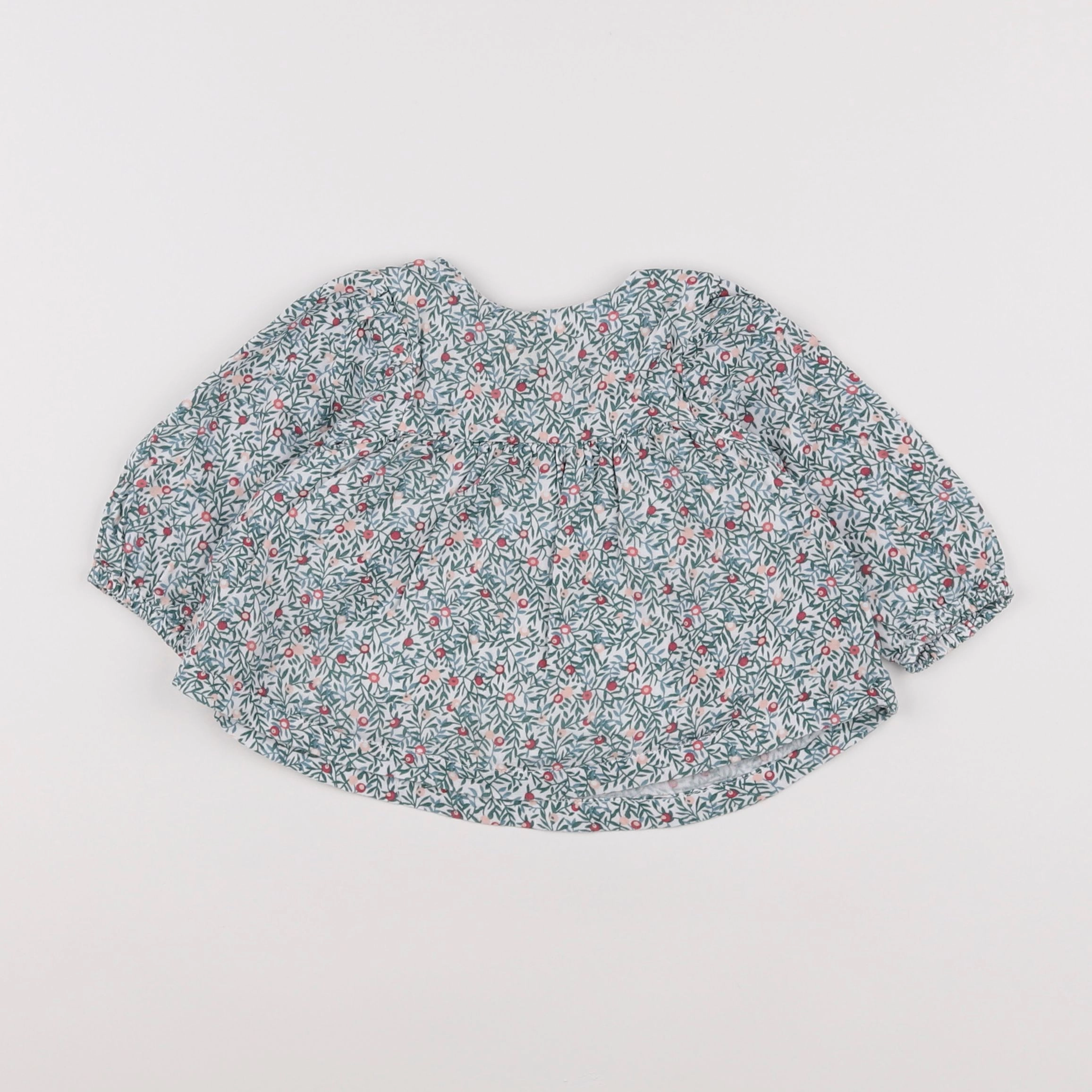 Vertbaudet - blouse blanc - 9 mois