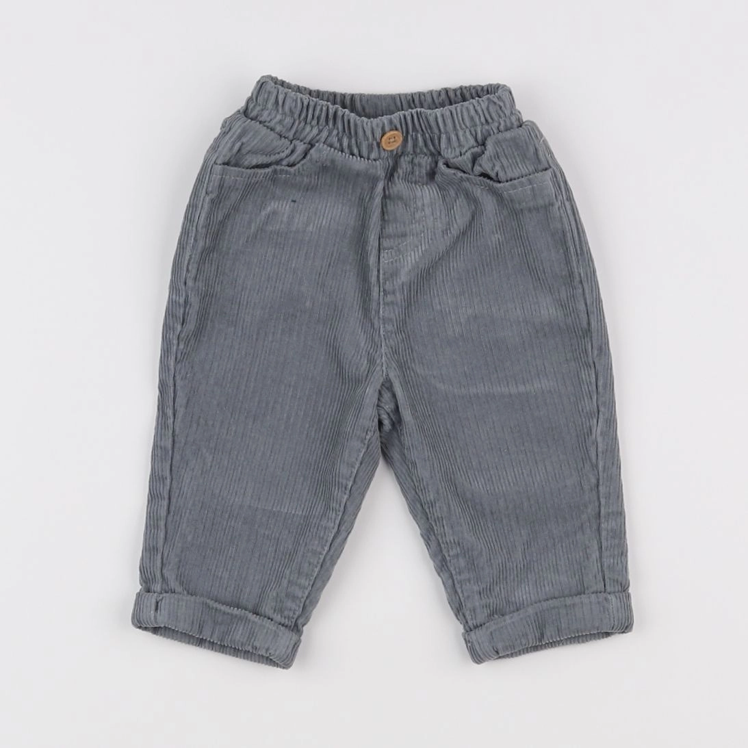Vertbaudet - pantalon gris - 3 mois