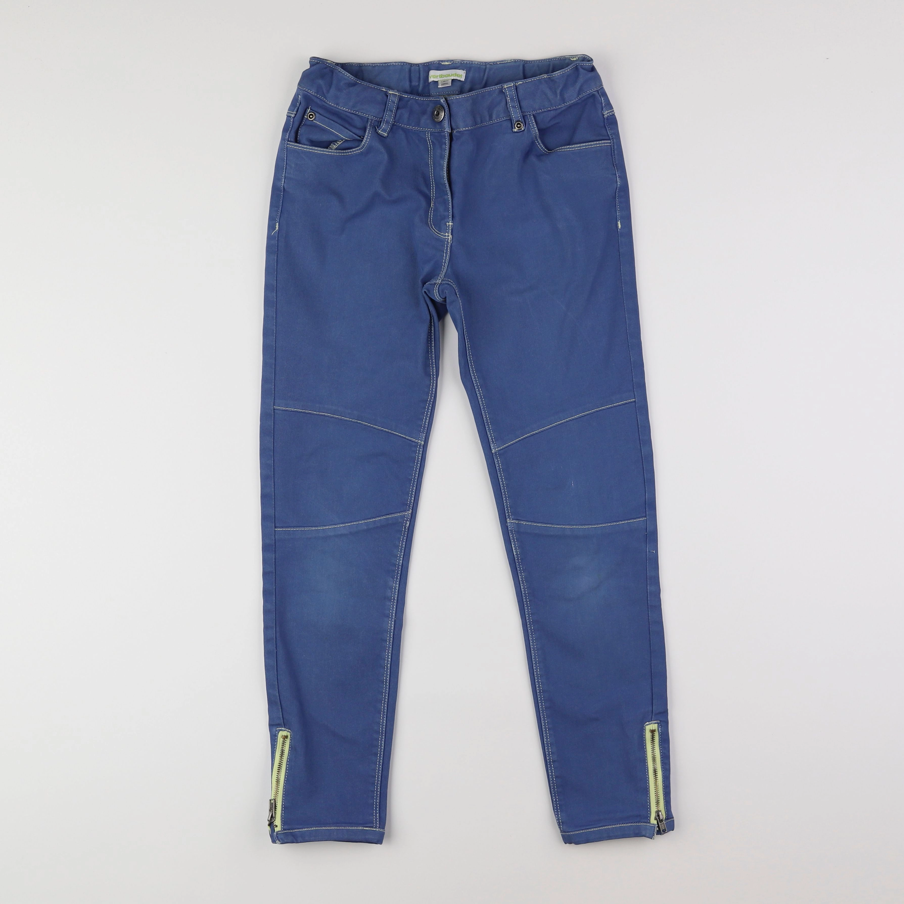 Vertbaudet - pantalon bleu - 10 ans