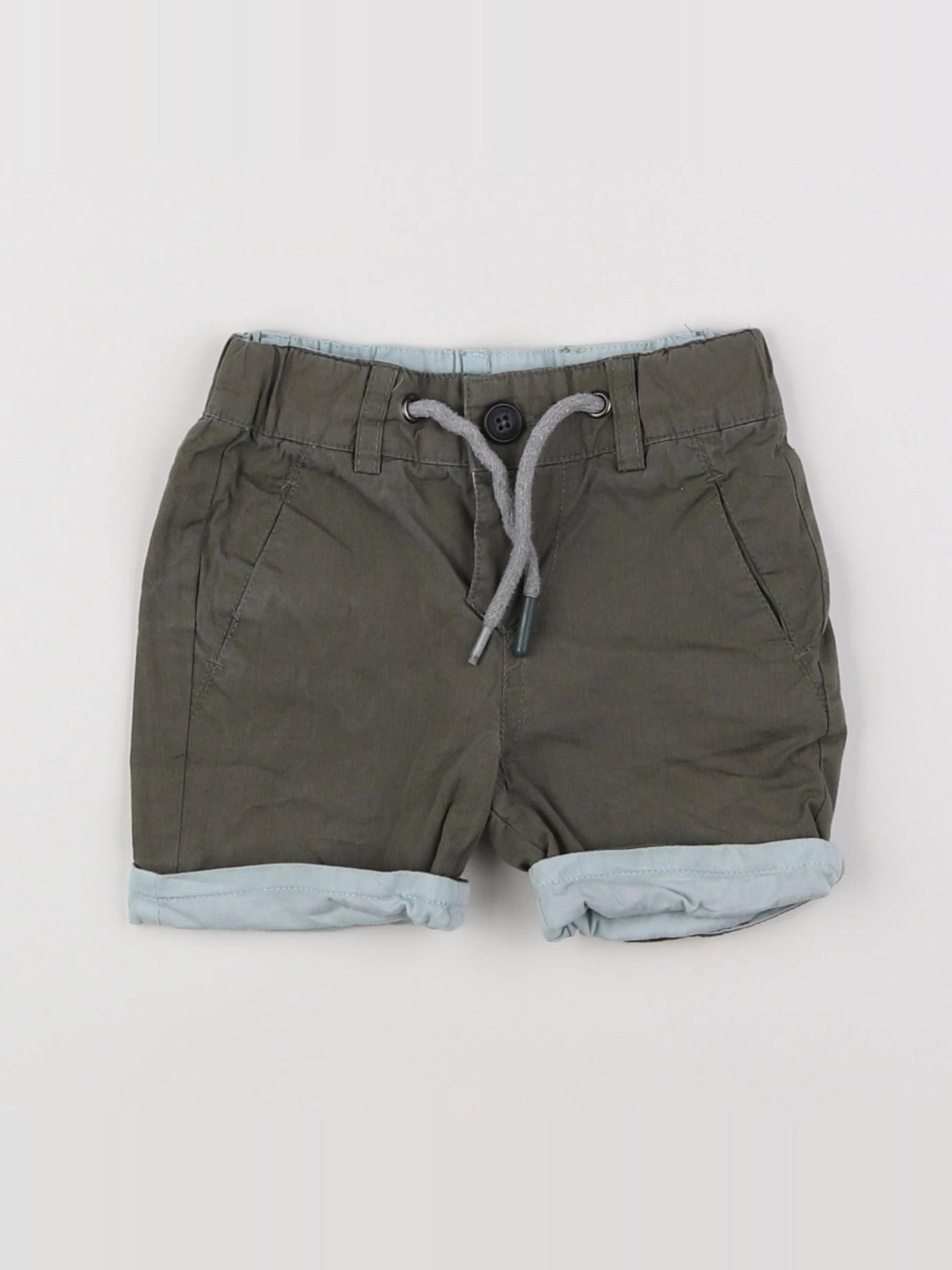 IKKS - short réversible vert - 6 mois