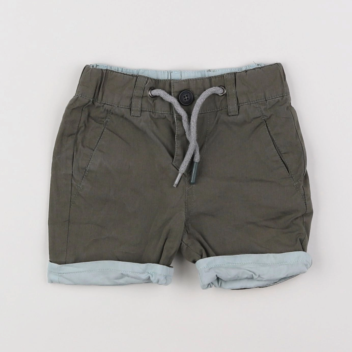 IKKS - short réversible vert - 6 mois